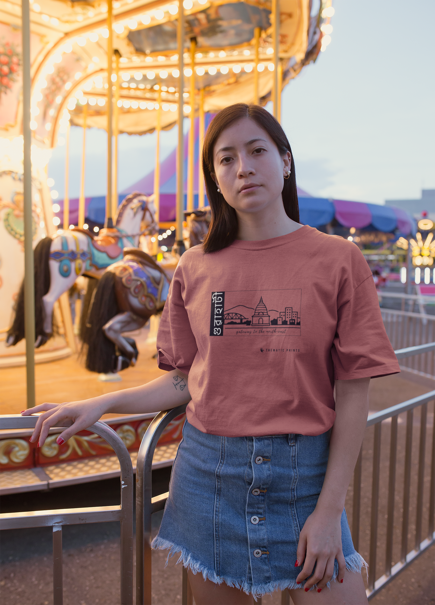 Seven Sisters Collection - Guwahati | Unisex Oversized T-Shirt