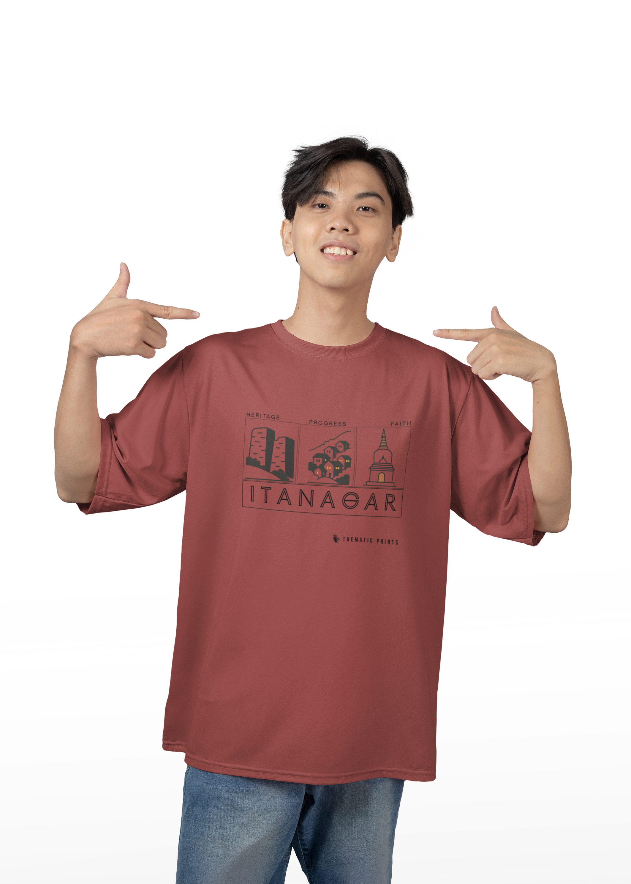 Seven Sisters Collection - Itanagar | Unisex Oversized T-Shirt