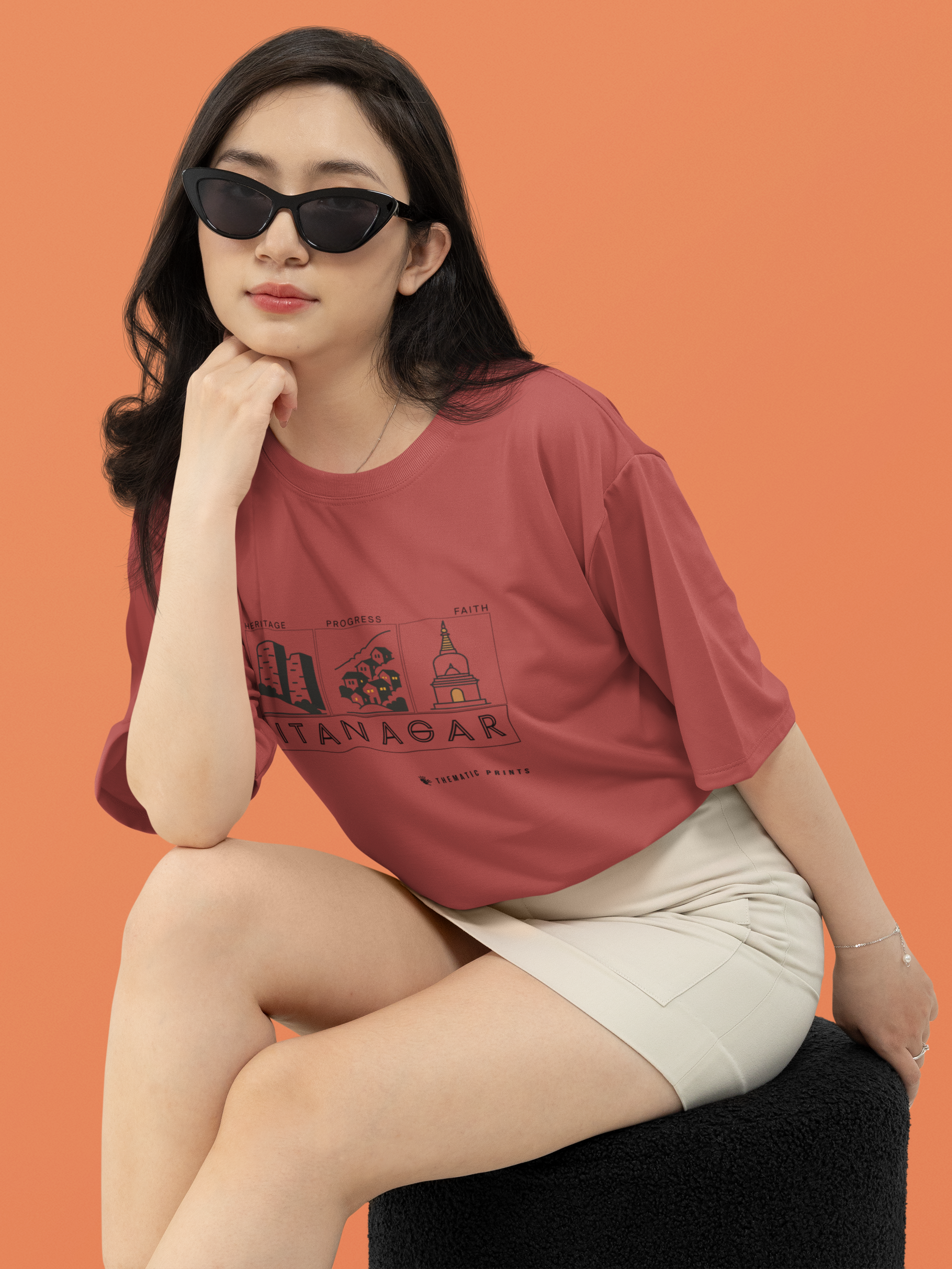 Seven Sisters Collection - Itanagar | Unisex Oversized T-Shirt