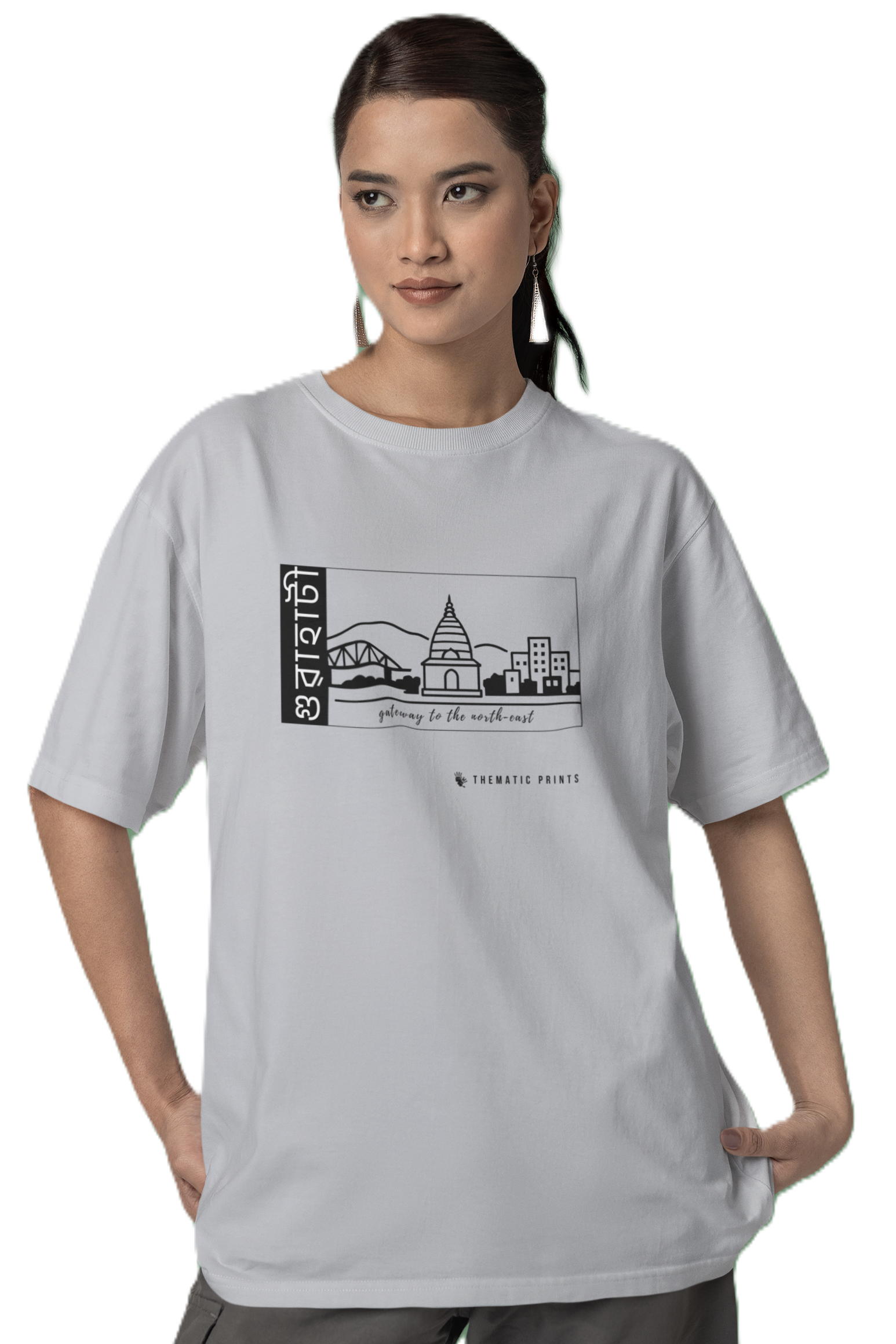 Seven Sisters Collection - Guwahati | Unisex Oversized T-Shirt