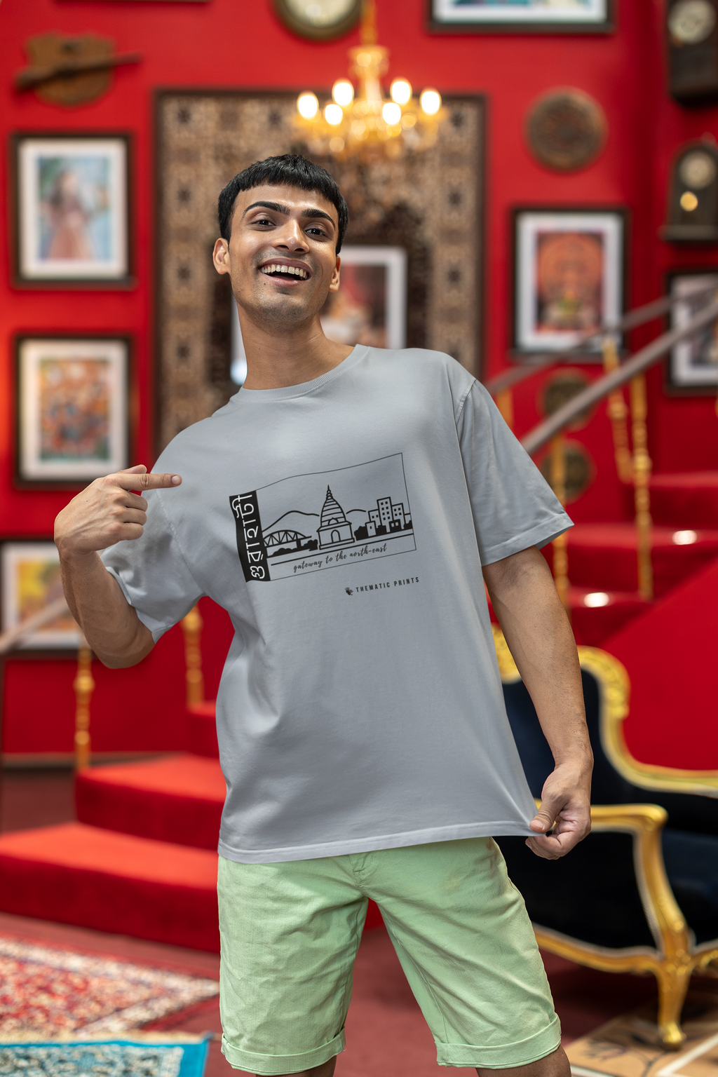 Seven Sisters Collection - Guwahati | Unisex Oversized T-Shirt