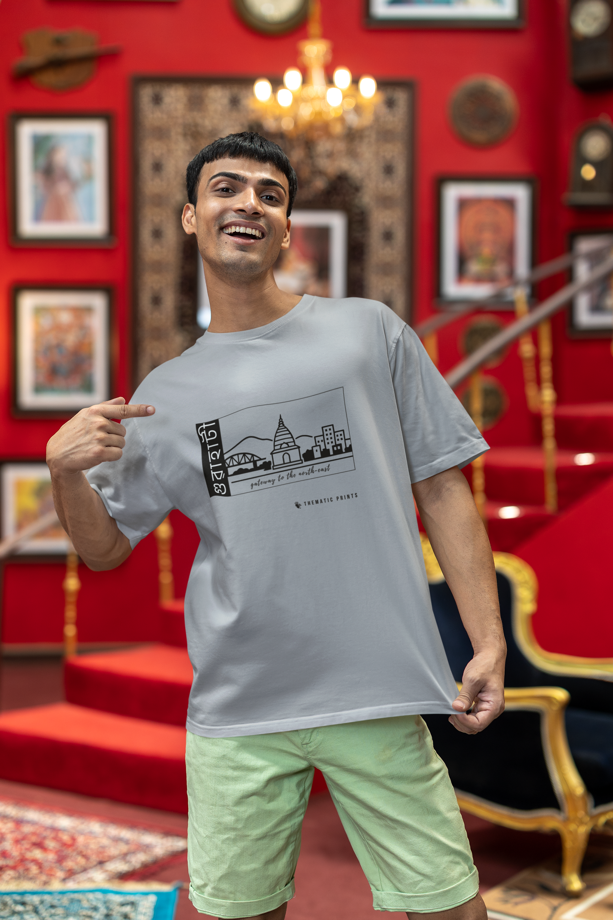 Seven Sisters Collection - Guwahati | Unisex Oversized T-Shirt