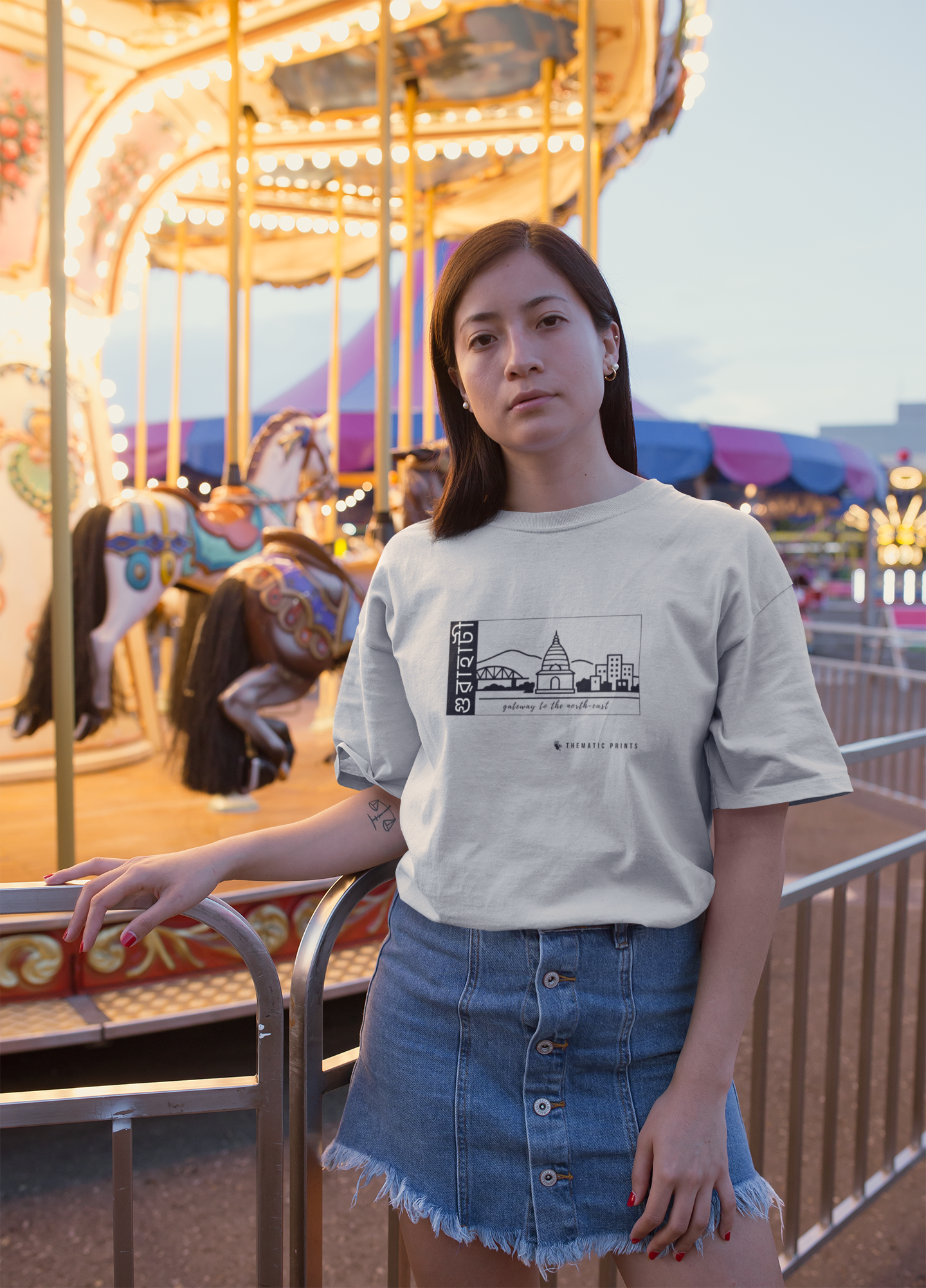 Seven Sisters Collection - Guwahati | Unisex Oversized T-Shirt