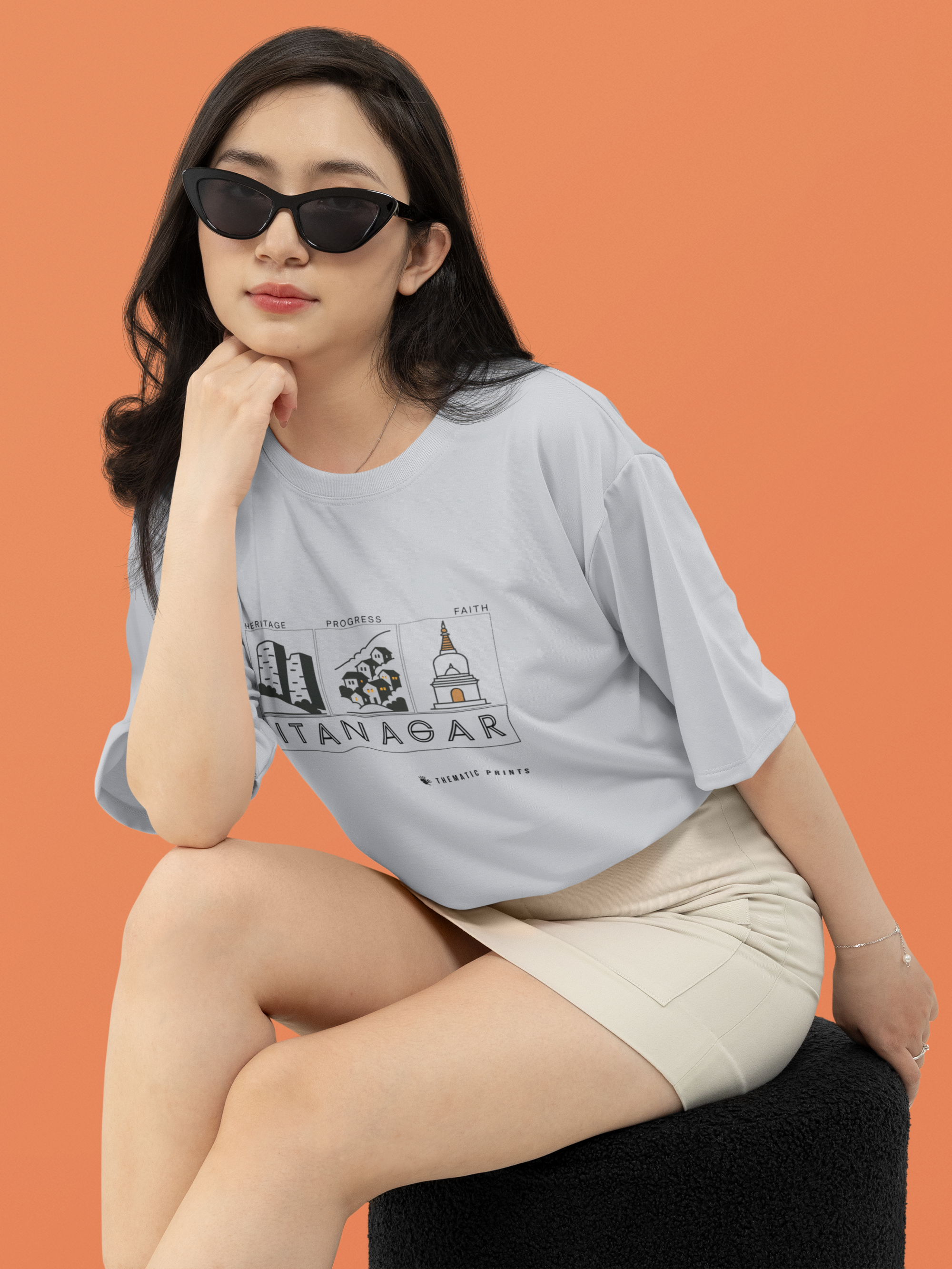 Seven Sisters Collection - Itanagar | Unisex Oversized T-Shirt