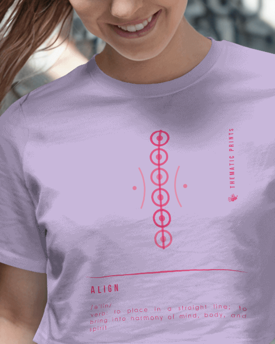 Women's Crop Top - Mindful Meanings Collection - ALIGN