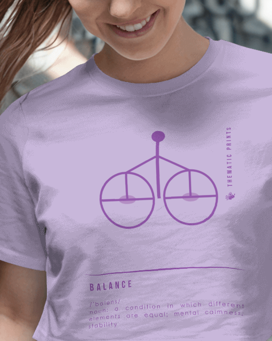 Women's Crop Top - Mindful Meanings Collection - BALANCE
