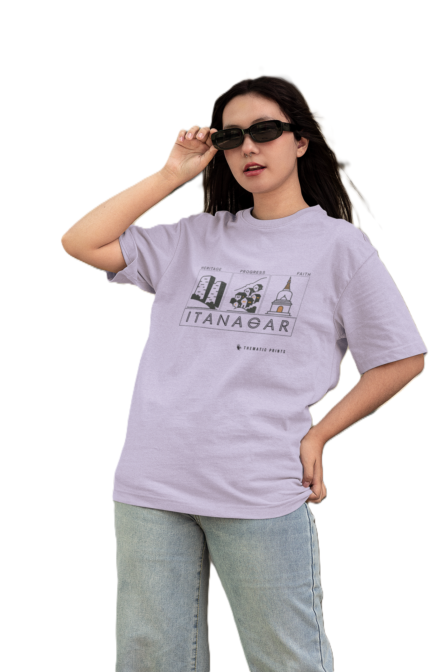 Seven Sisters Collection - Itanagar | Unisex Oversized T-Shirt