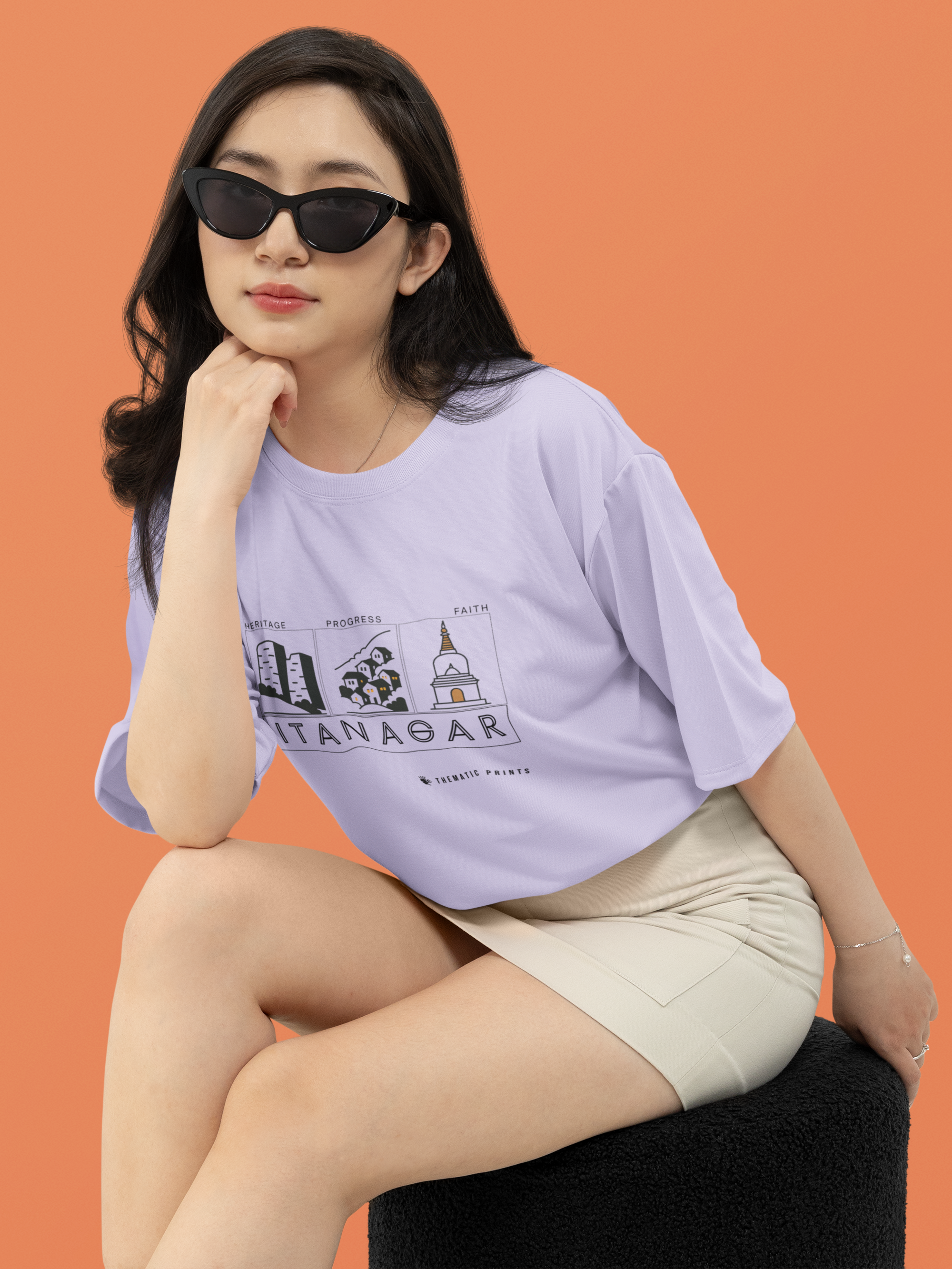 Seven Sisters Collection - Itanagar | Unisex Oversized T-Shirt
