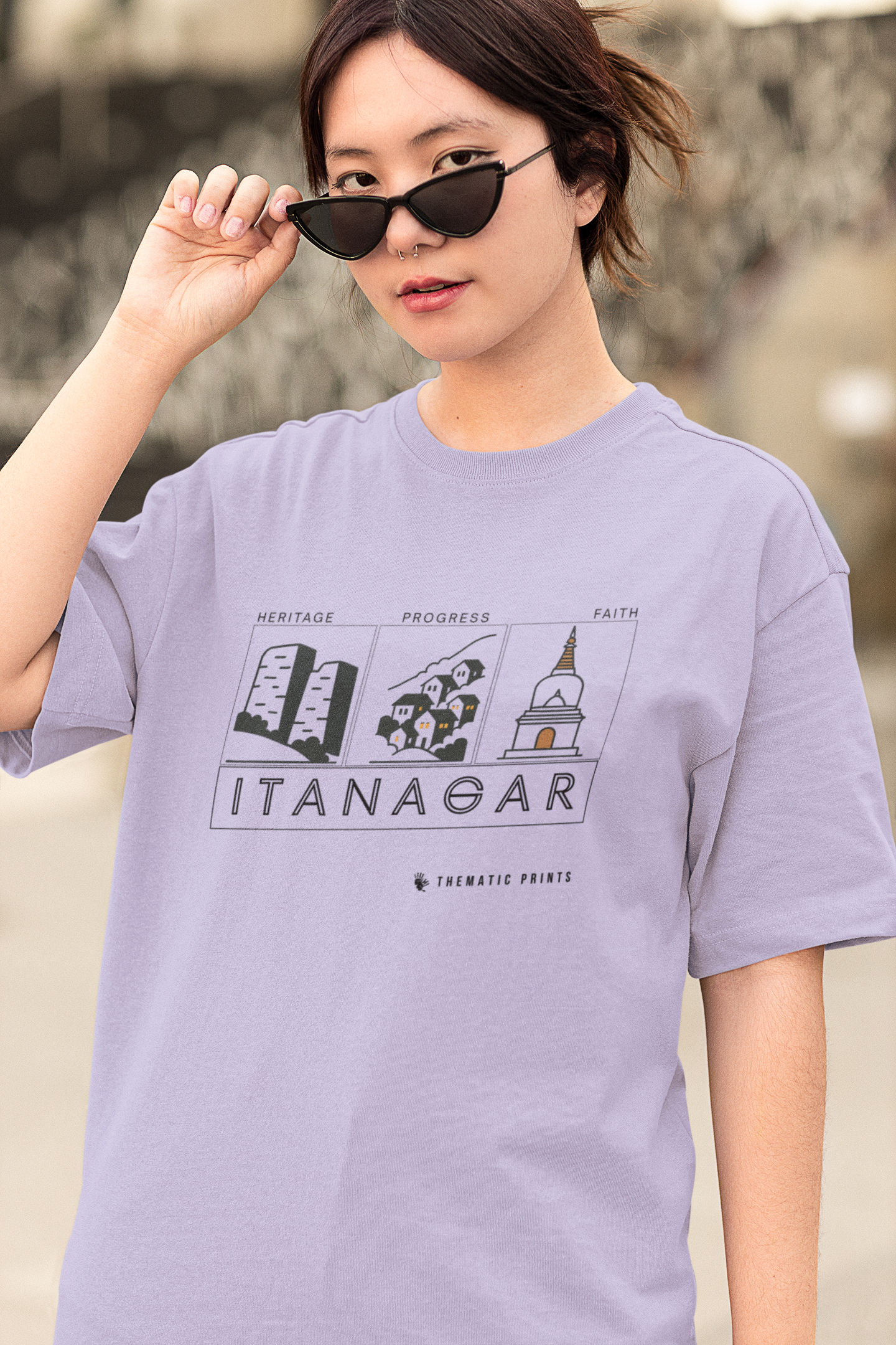 Seven Sisters Collection - Itanagar | Unisex Oversized T-Shirt