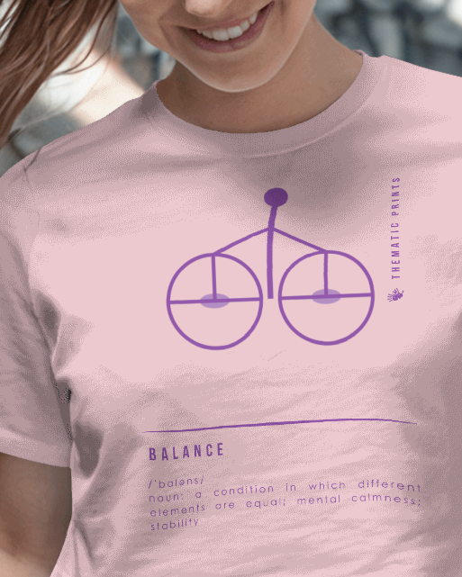 Women's Crop Top - Mindful Meanings Collection - BALANCE