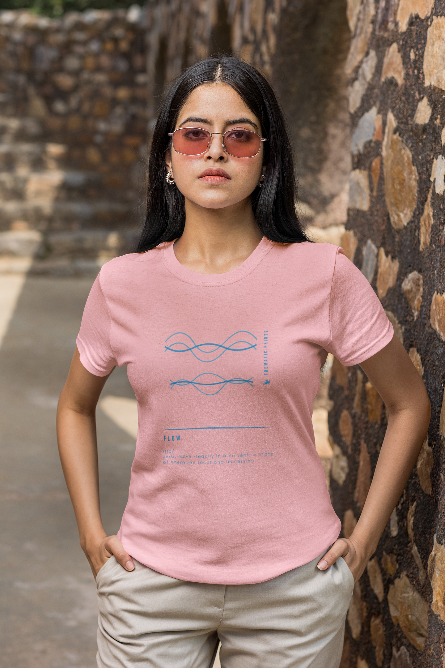 Women's T-Shirt - Mindful Meanings Collection - FLOW