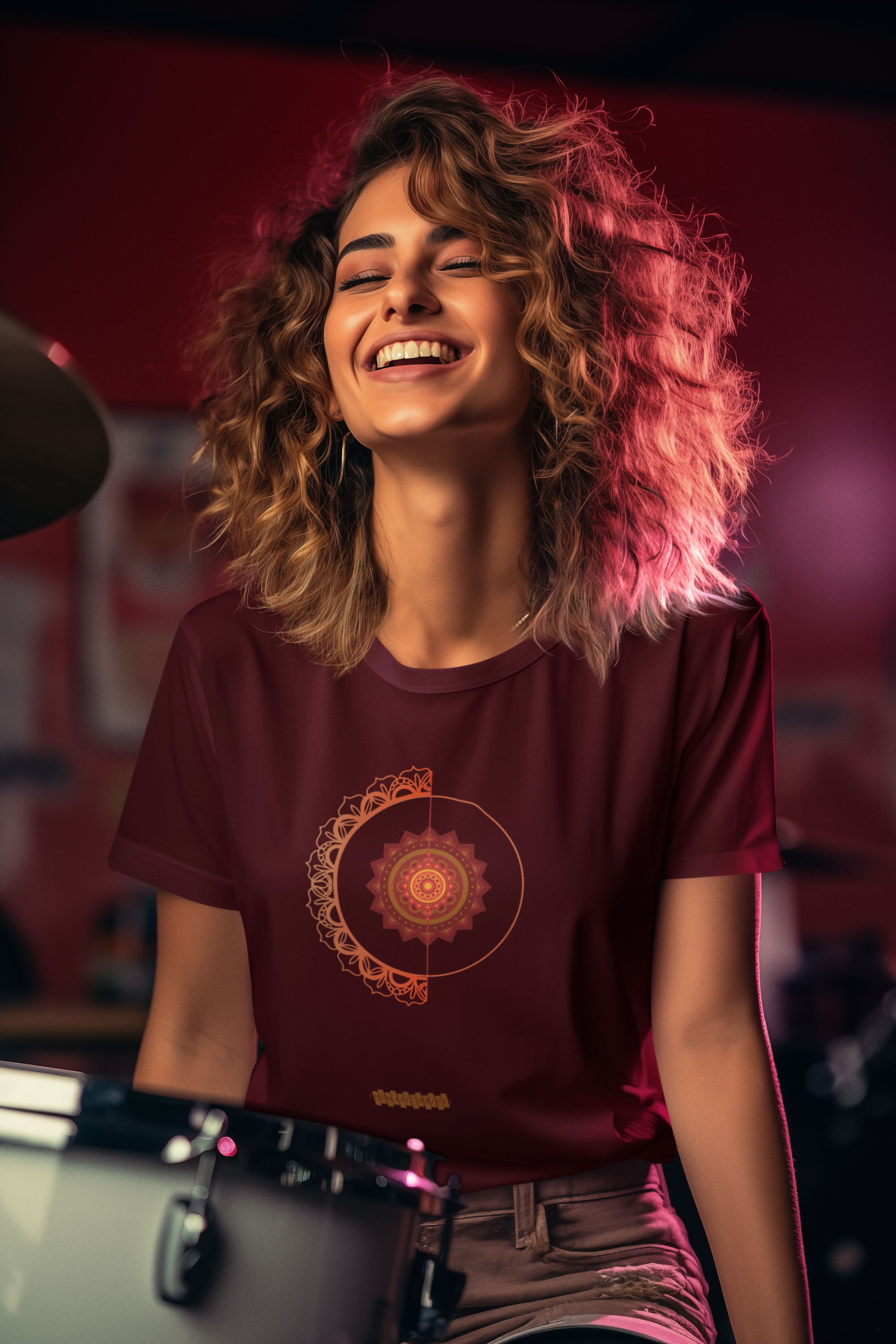 Women's T-Shirt | Mandala | Ring of Fire