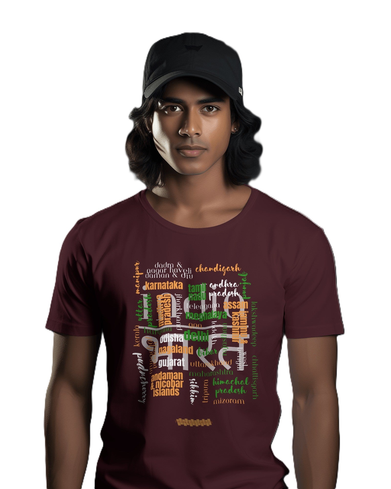 Celebrate India's Unity in Diversity Unisex T-Shirt | All Indian States Typography Design