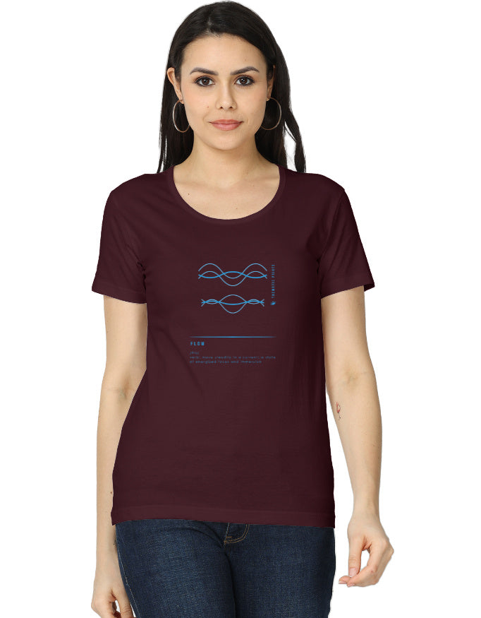 Women's T-Shirt - Mindful Meanings Collection - FLOW