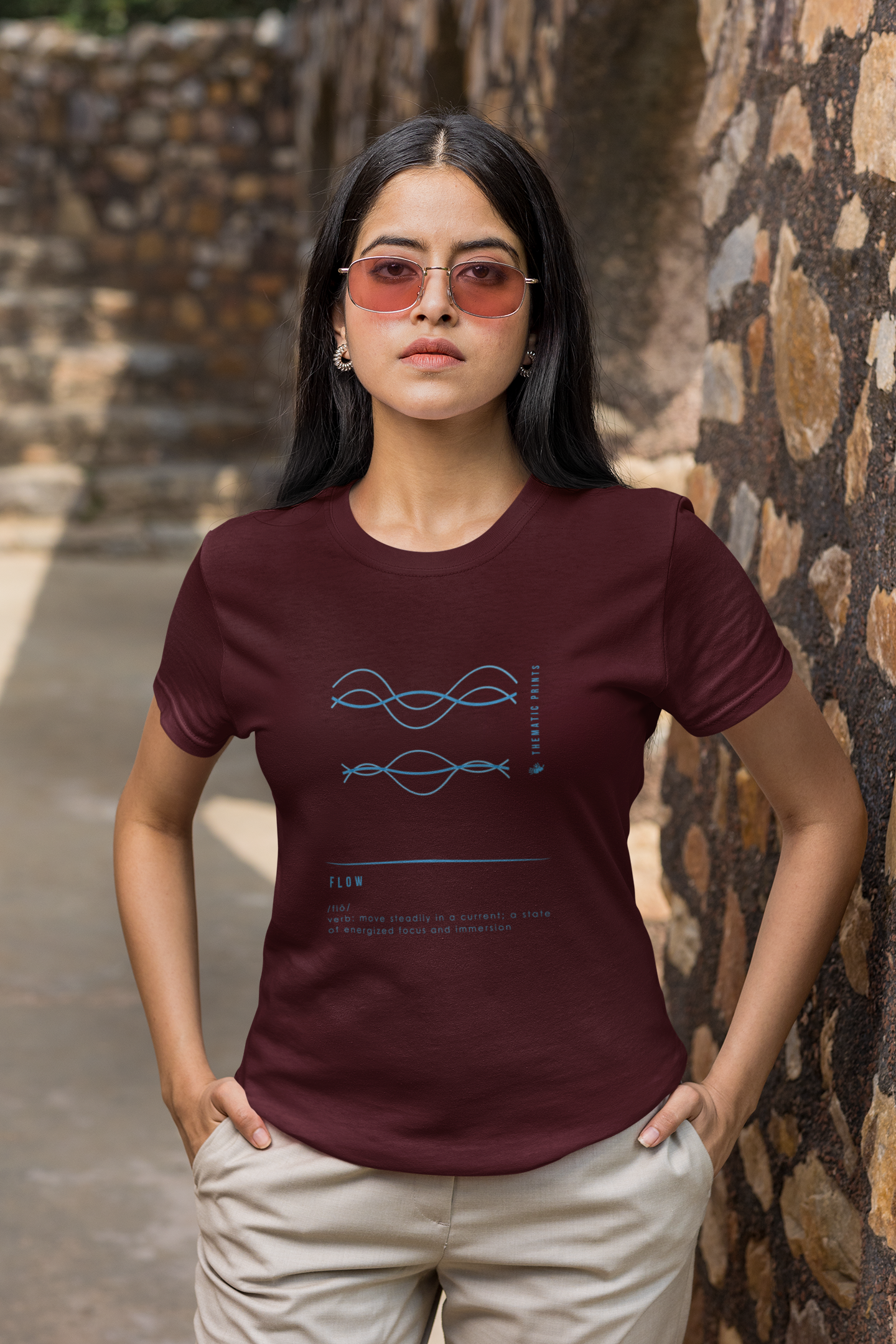 Women's T-Shirt - Mindful Meanings Collection - FLOW
