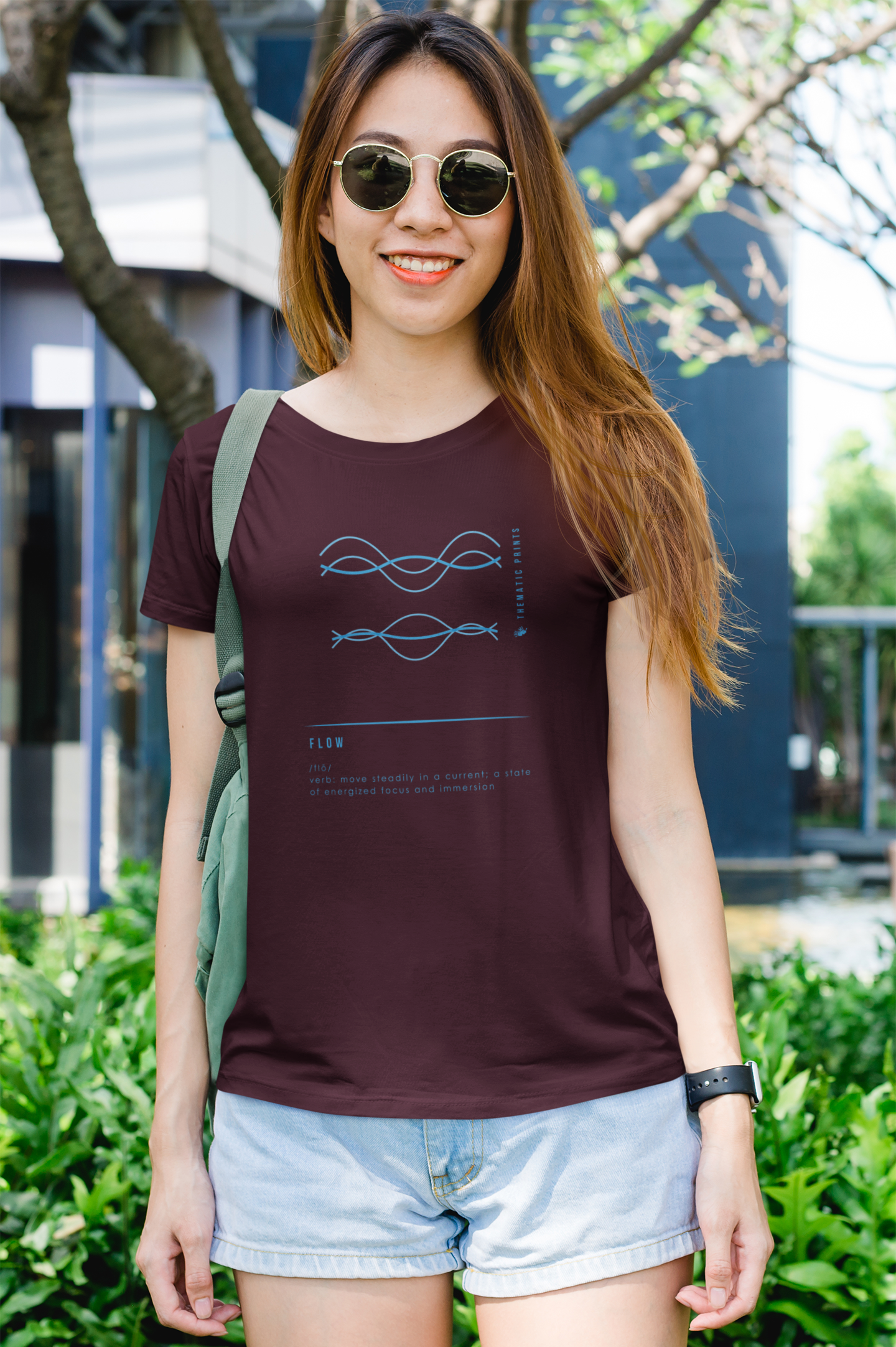 Women's T-Shirt - Mindful Meanings Collection - FLOW
