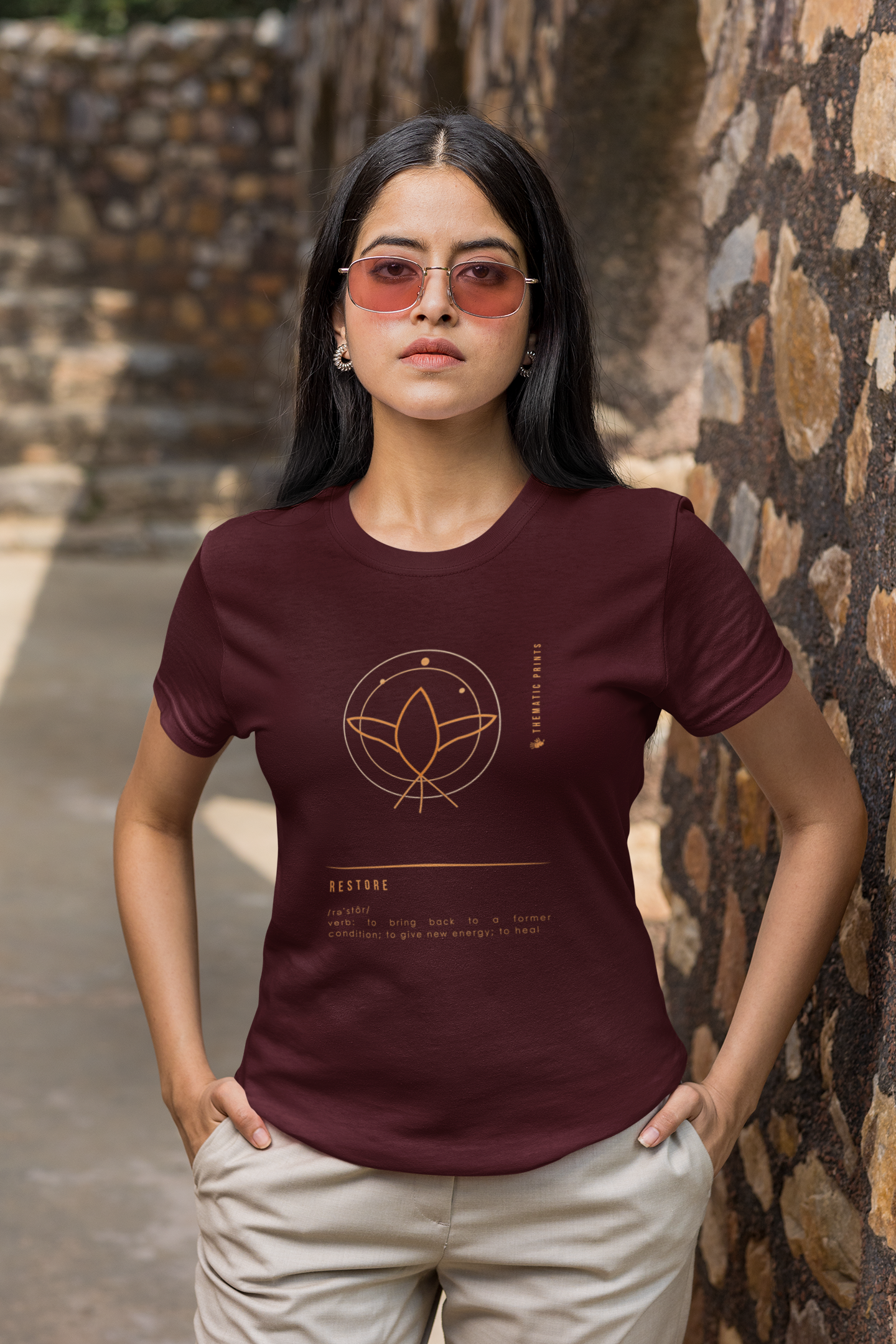 Women's T-Shirt - Mindful Meanings Collection - RESTORE