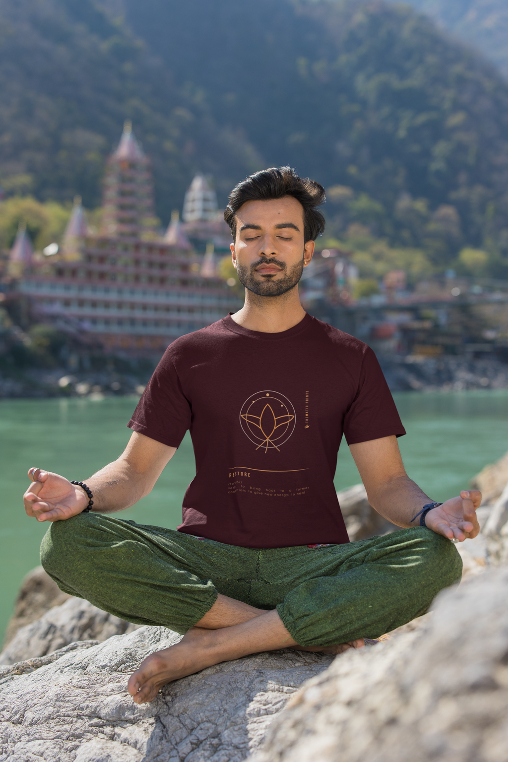 "RESTORE" Men's T-Shirt - Mindful Meanings Collection