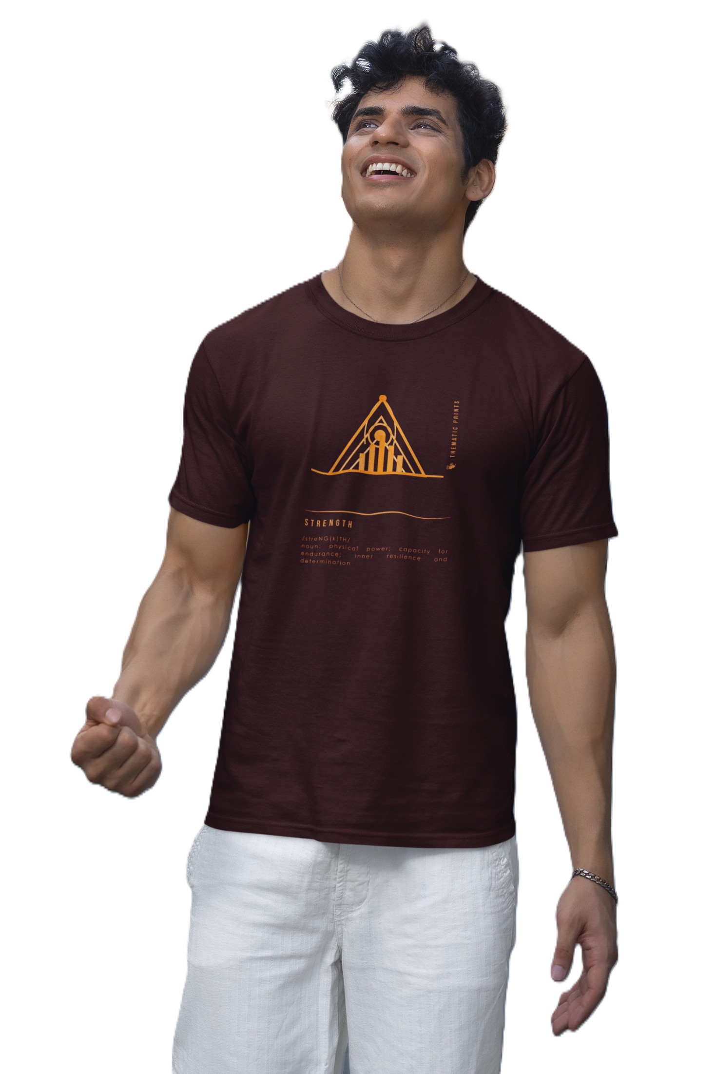 "Strength" Men's T-Shirt - Mindful Meanings Collection