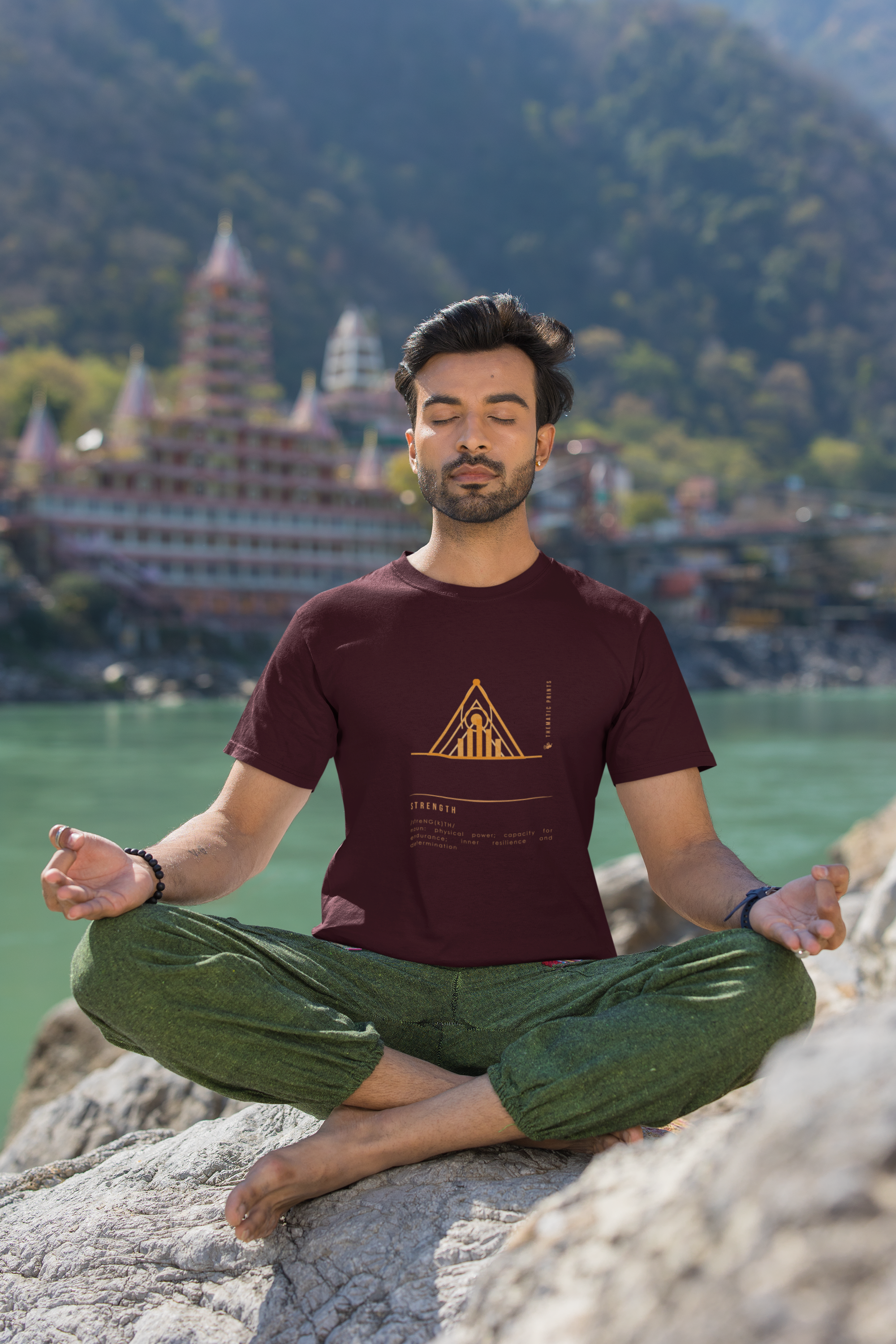 "Strength" Men's T-Shirt - Mindful Meanings Collection