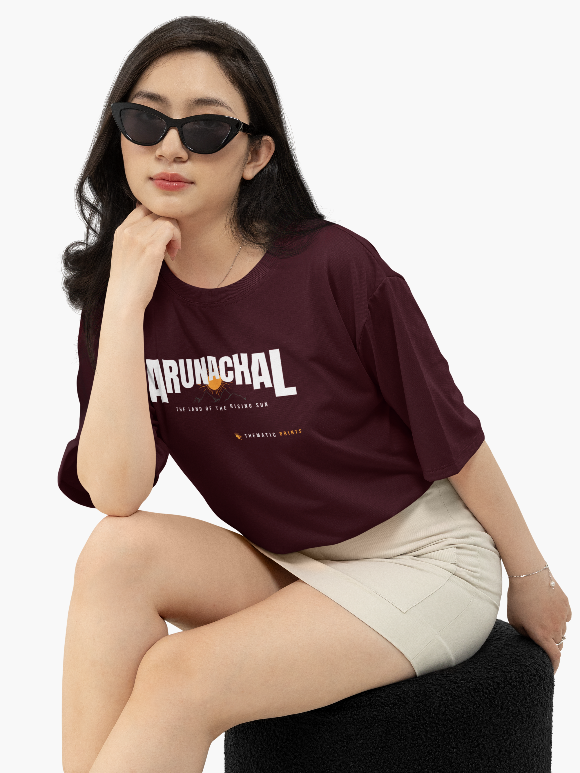 Seven Sisters Collection - Arunachal | Unisex Oversized T-Shirt