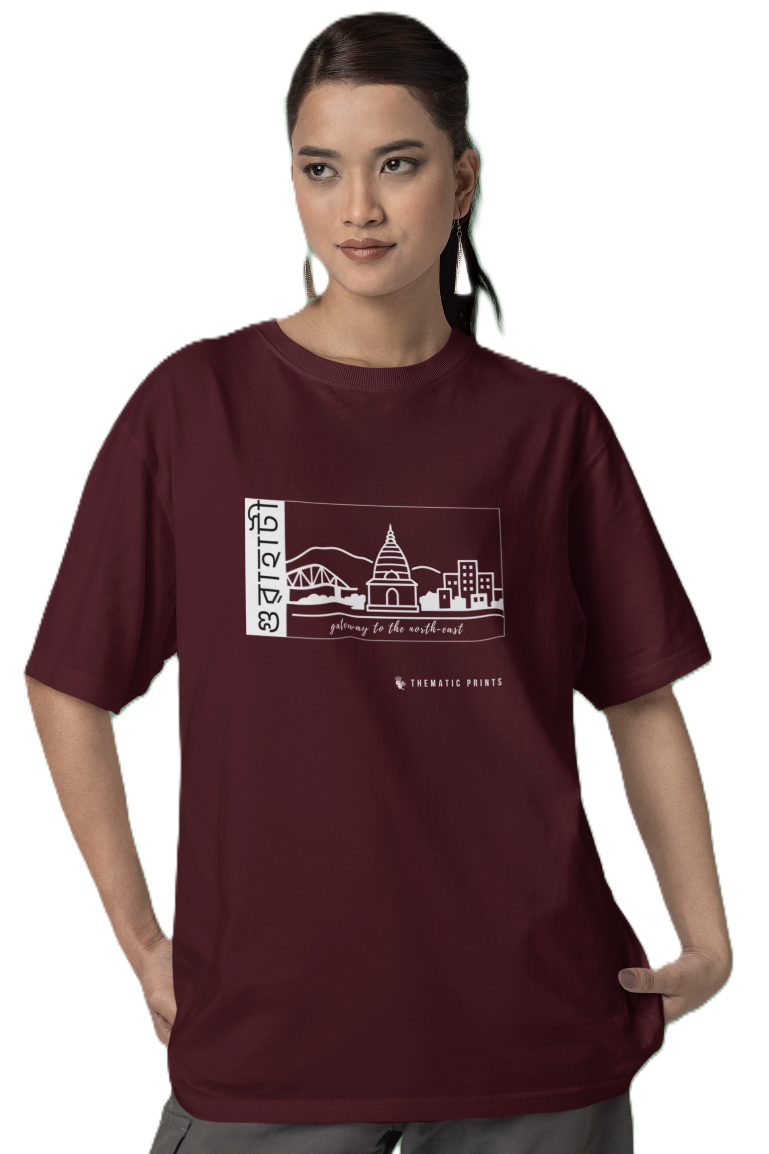 Seven Sisters Collection - Guwahati | Unisex Oversized T-Shirt