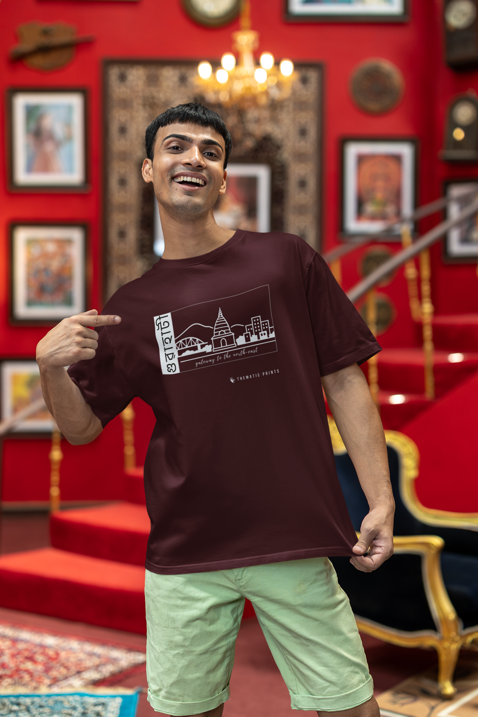 Seven Sisters Collection - Guwahati | Unisex Oversized T-Shirt