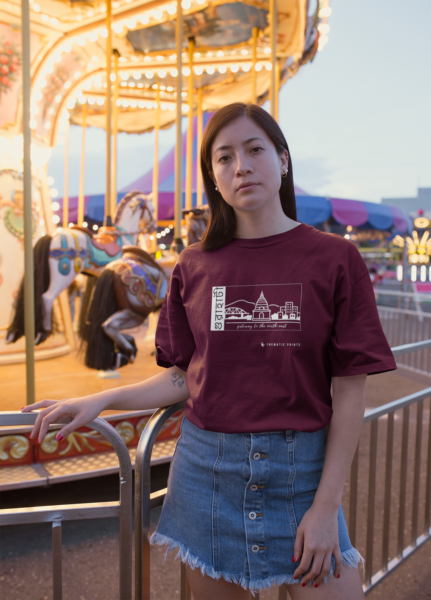 Seven Sisters Collection - Guwahati | Unisex Oversized T-Shirt