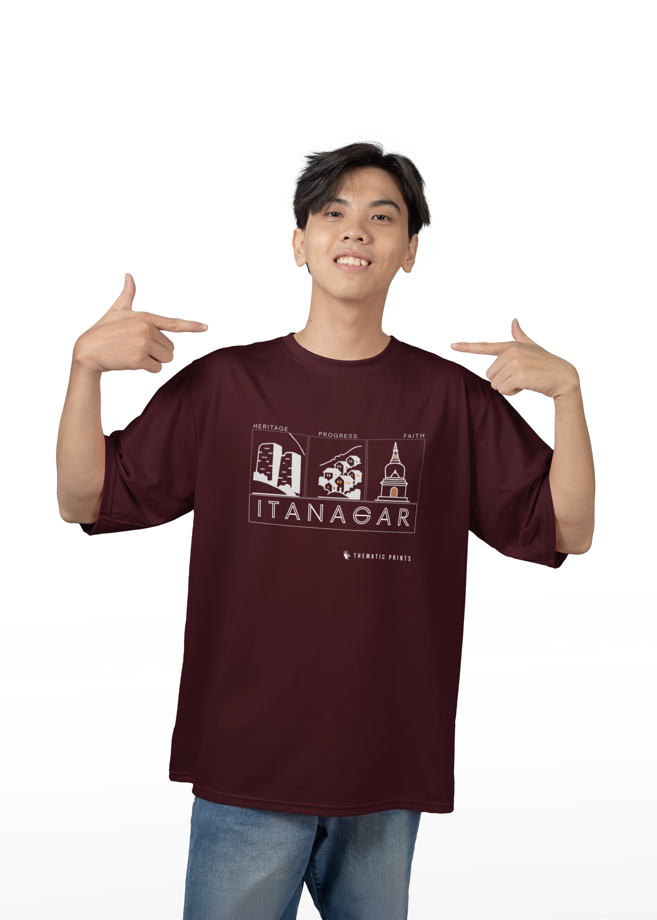 Seven Sisters Collection - Itanagar | Unisex Oversized T-Shirt