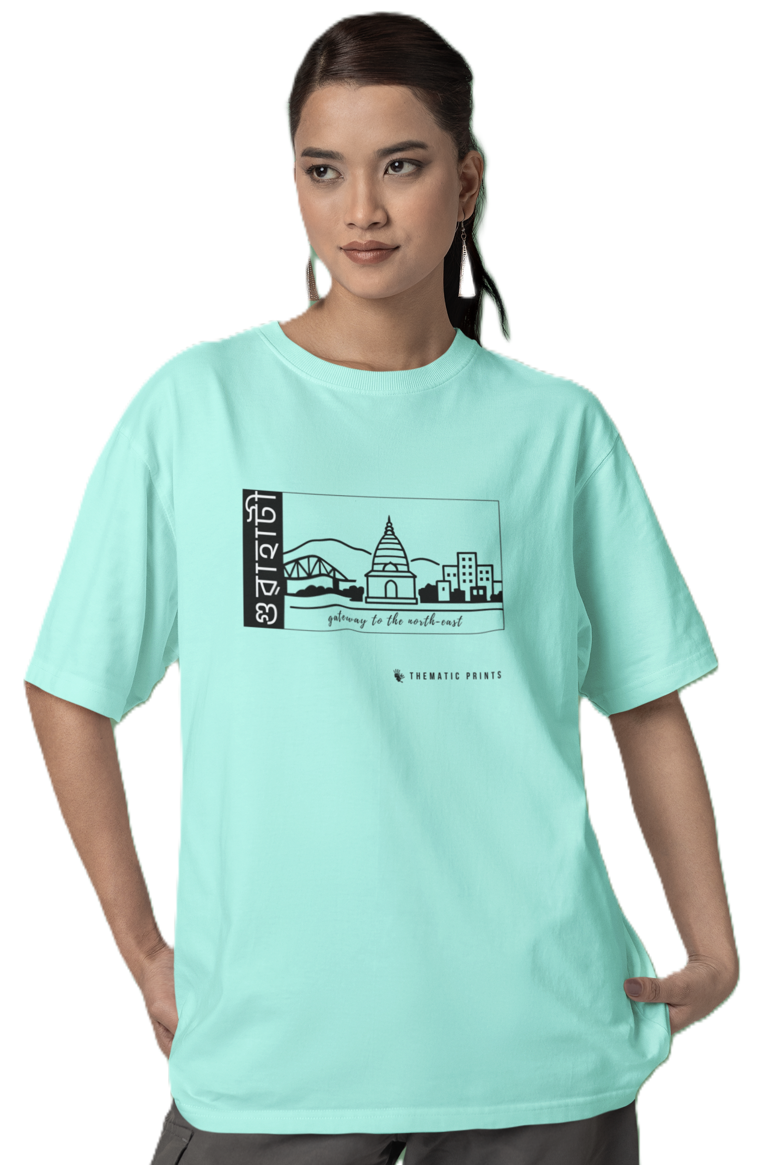 Seven Sisters Collection - Guwahati | Unisex Oversized T-Shirt