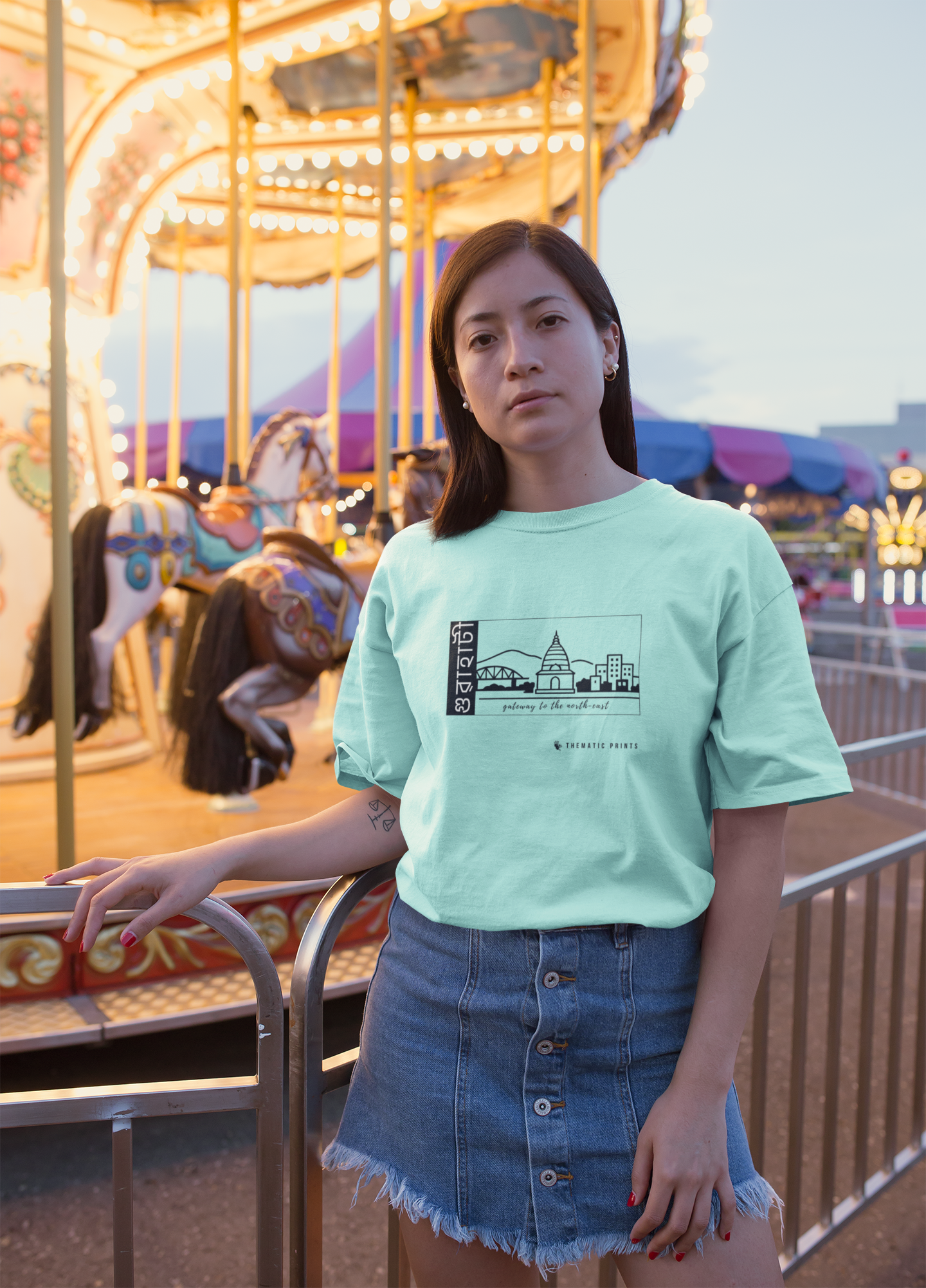 Seven Sisters Collection - Guwahati | Unisex Oversized T-Shirt
