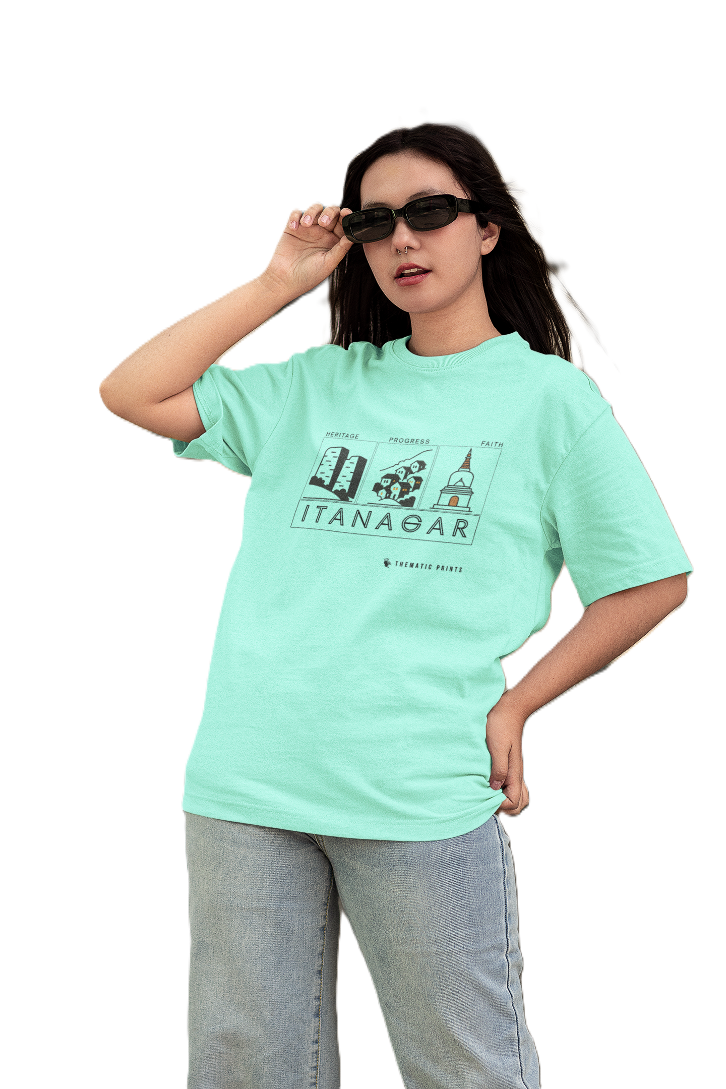 Seven Sisters Collection - Itanagar | Unisex Oversized T-Shirt
