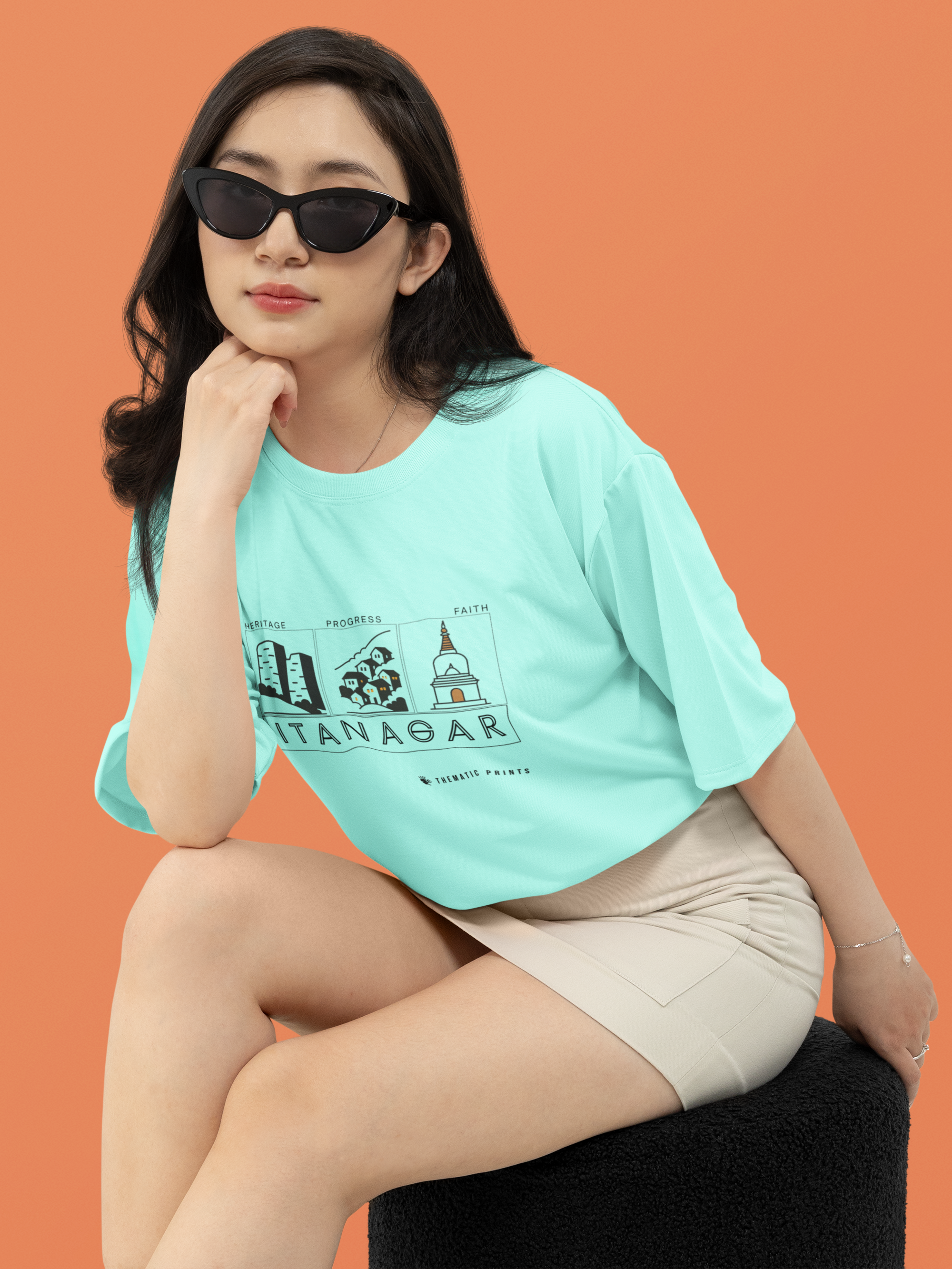 Seven Sisters Collection - Itanagar | Unisex Oversized T-Shirt