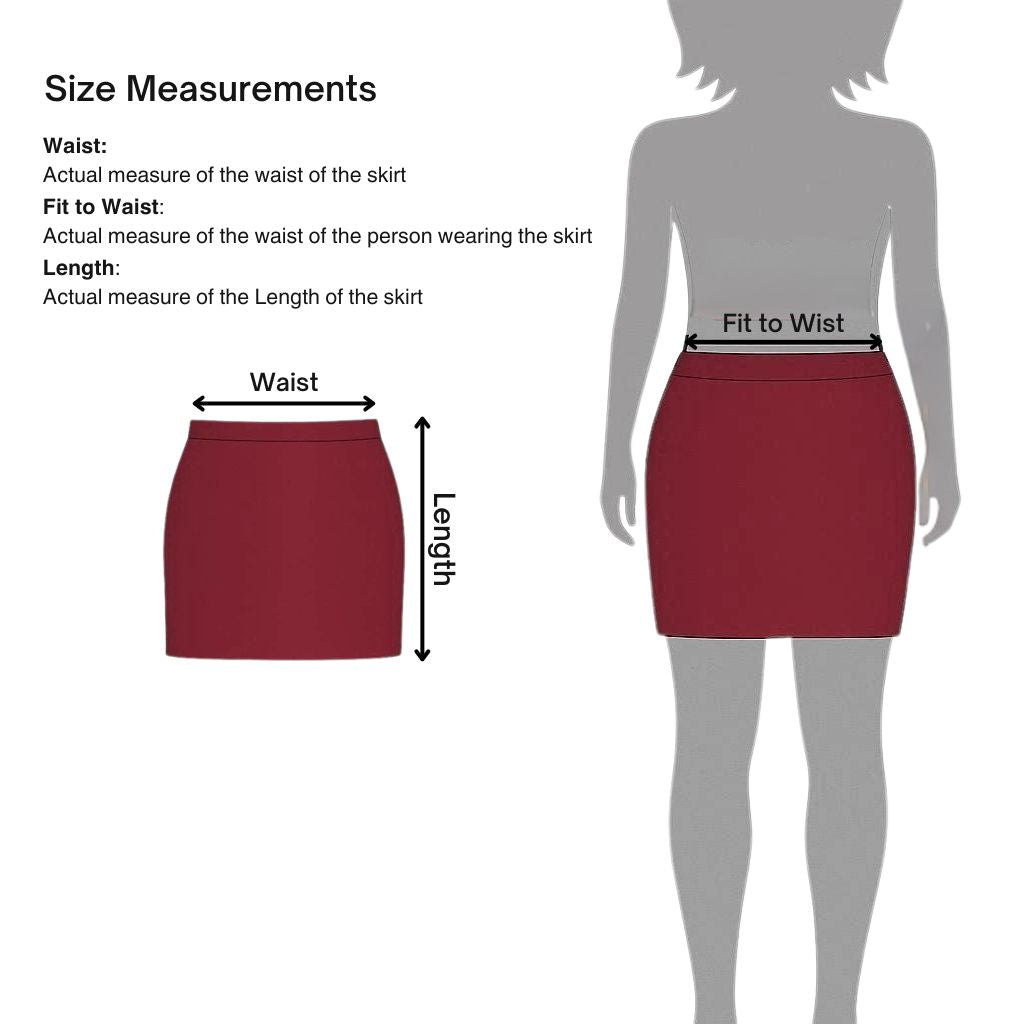Women's Printed Mini Skirt | Black Houndstooth Lattice on Deep Red | Poly Spandex Fabric | Mid Rise | Bodycon