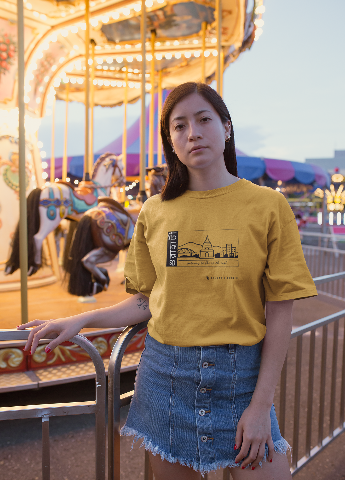 Seven Sisters Collection - Guwahati | Unisex Oversized T-Shirt