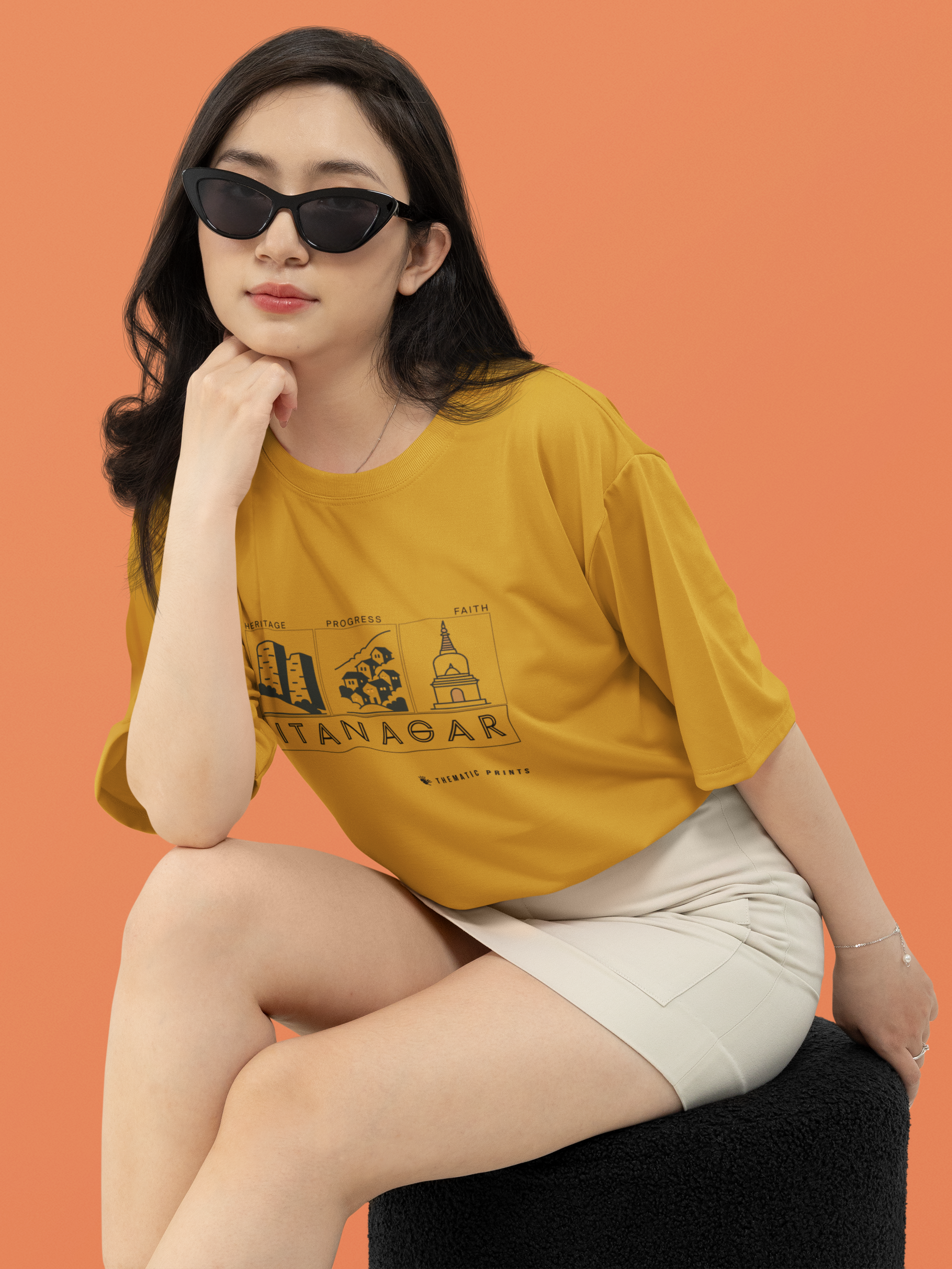 Seven Sisters Collection - Itanagar | Unisex Oversized T-Shirt