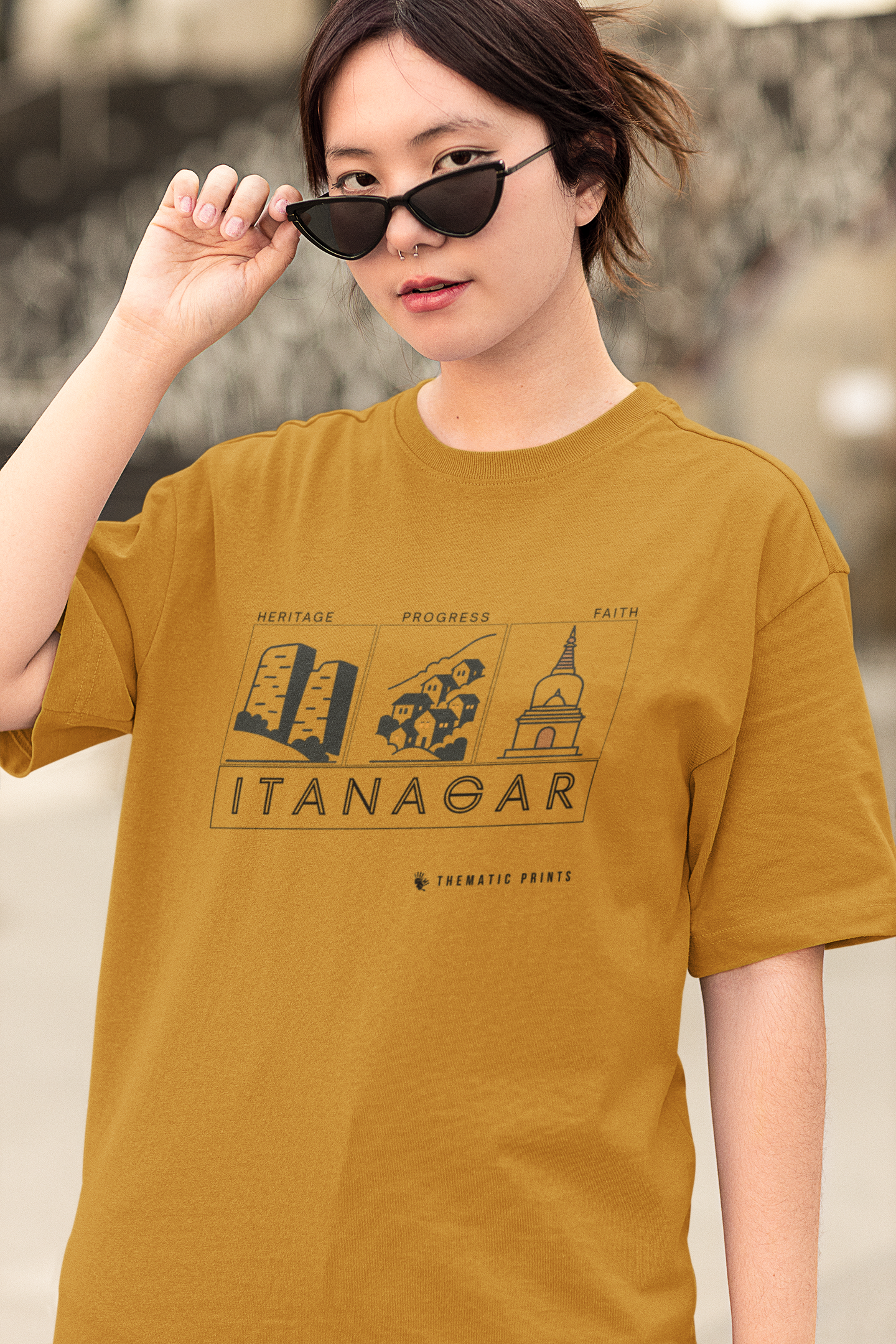 Seven Sisters Collection - Itanagar | Unisex Oversized T-Shirt