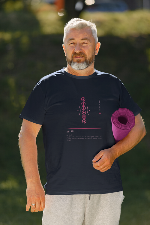 "Align" Men's T-Shirt - Mindful Meanings Collection