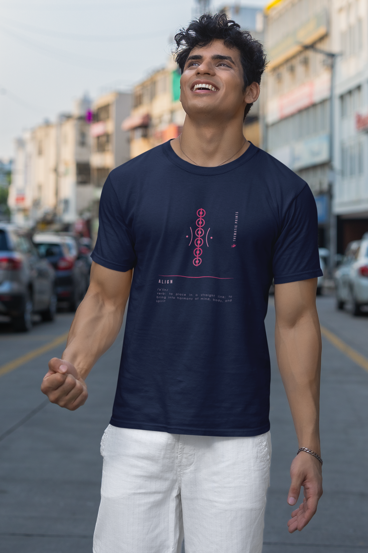 "Align" Men's T-Shirt - Mindful Meanings Collection