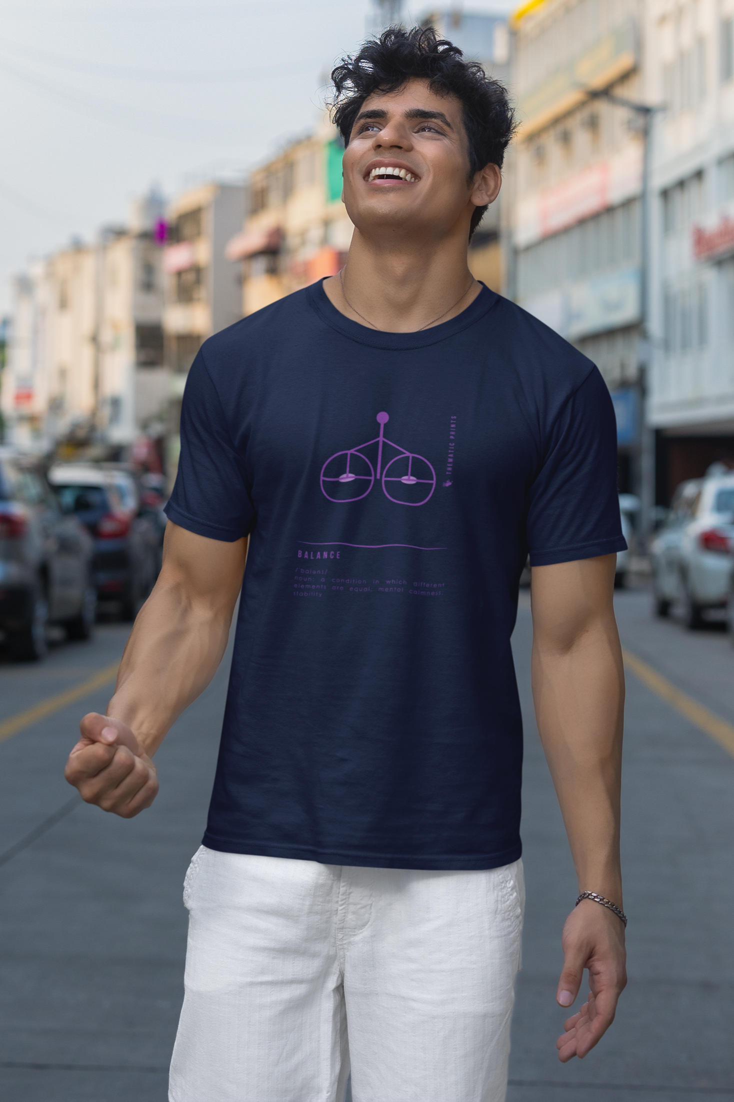 "Balance" Men's T-Shirt - Mindful Meanings Collection