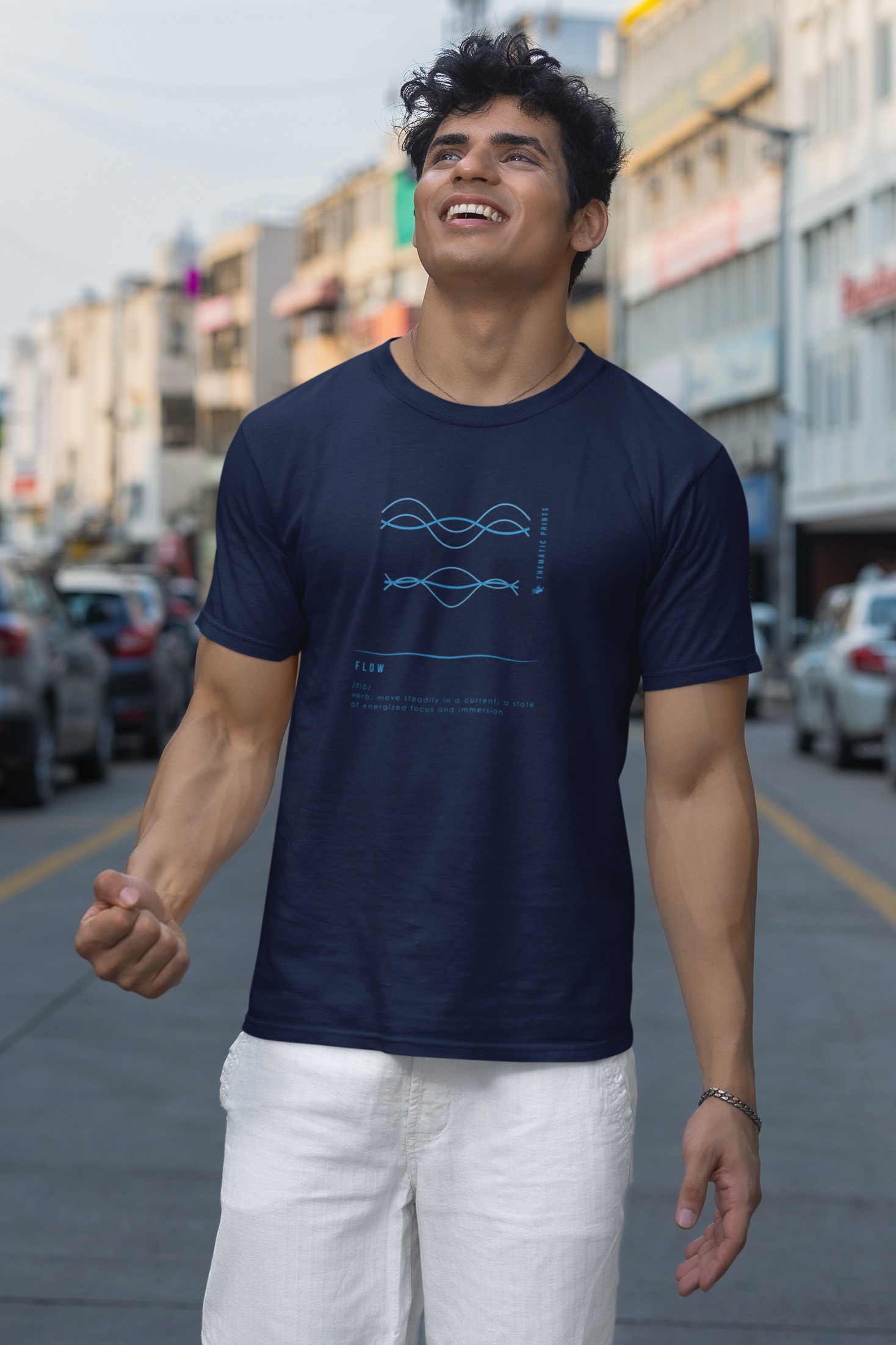 "Flow" Men's T-Shirt - Mindful Meanings Collection