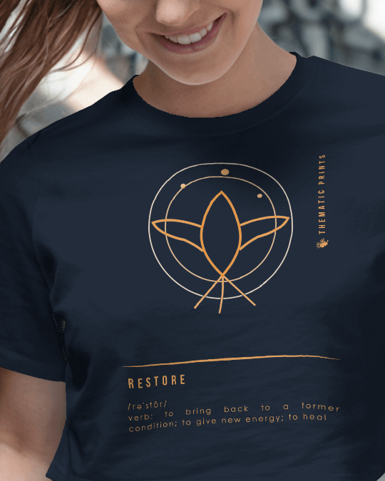 Women's Crop Top - Mindful Meanings Collection - RESTORE