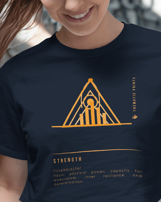 Women's Crop Top - Mindful Meanings Collection - STRENGTH