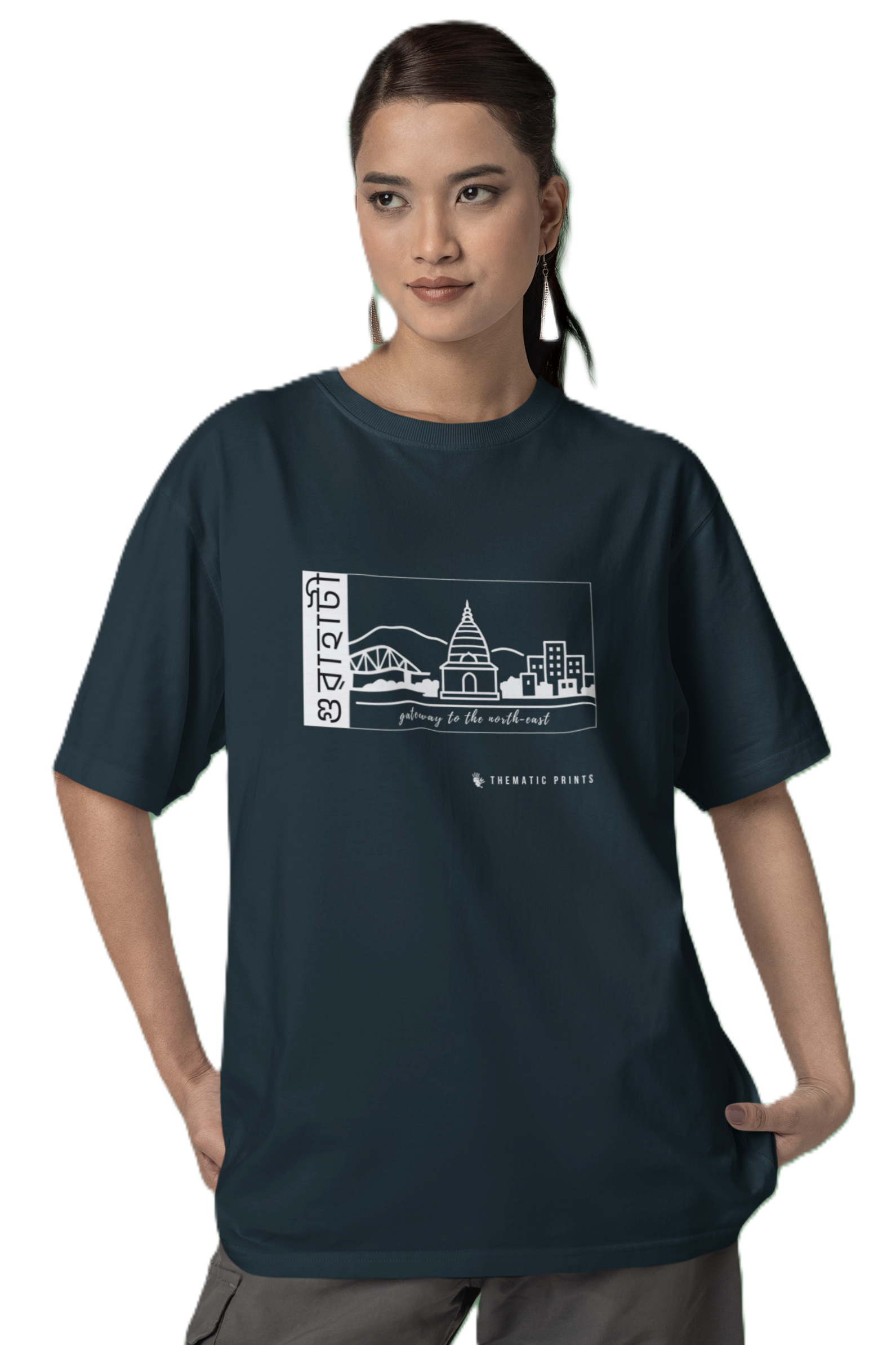 Seven Sisters Collection - Guwahati | Unisex Oversized T-Shirt