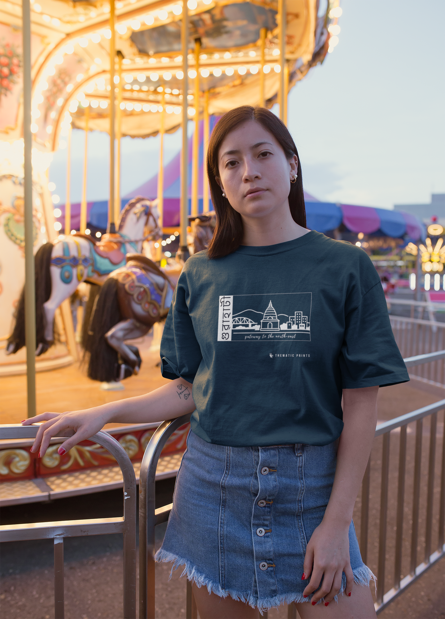 Seven Sisters Collection - Guwahati | Unisex Oversized T-Shirt