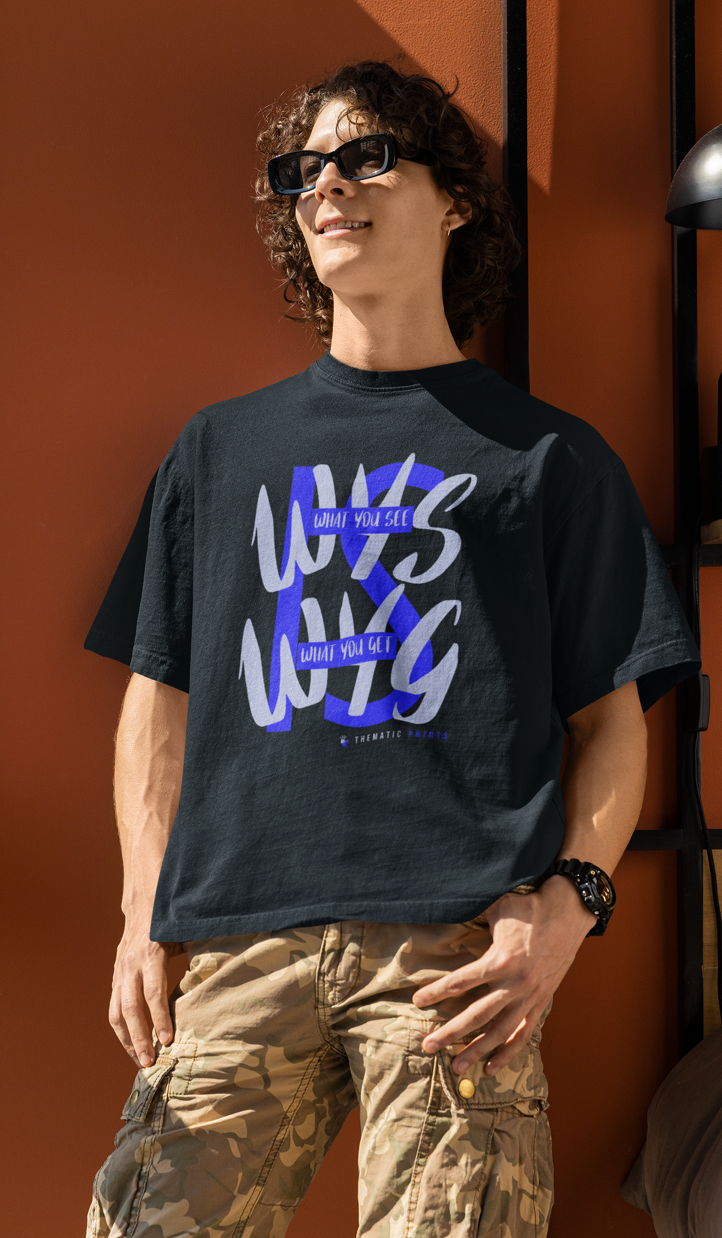 WYSIWYG Typography Men's T-Shirt - Self Expression Tee