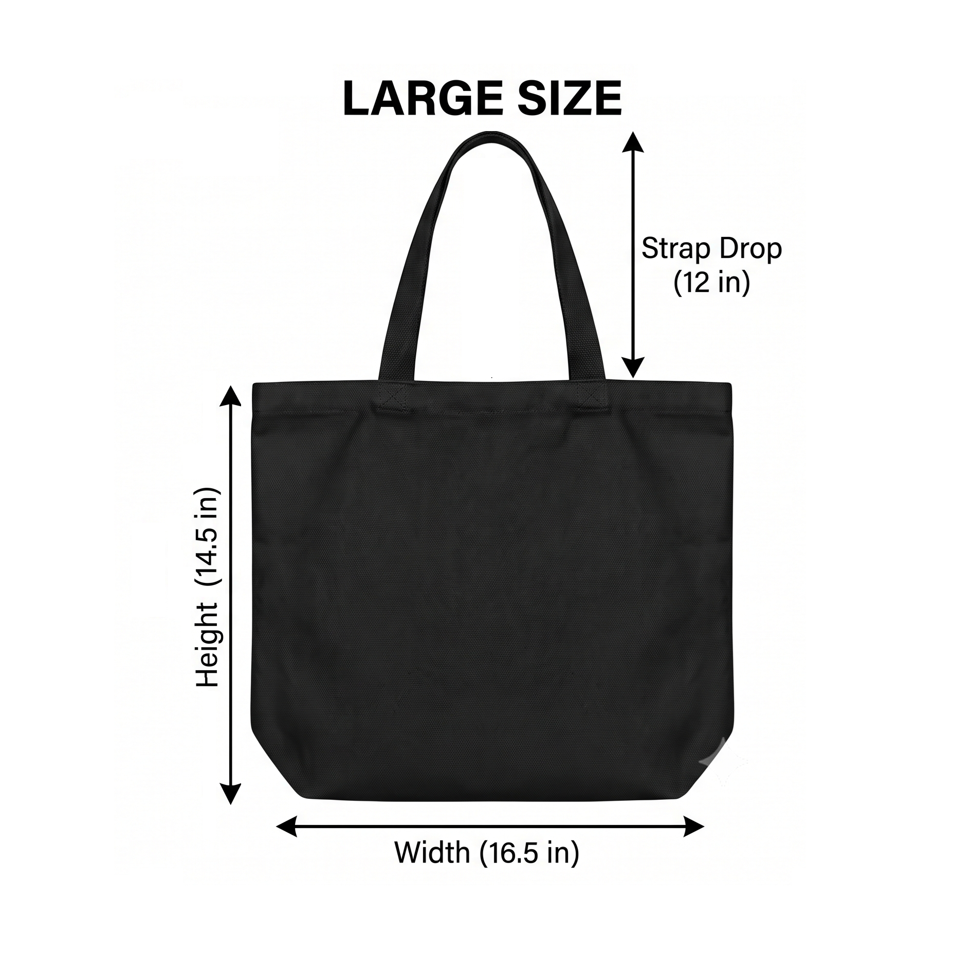 Canvas Tote Bag for College Girls & Women Professionals | Powered by Coffee & Deadlines