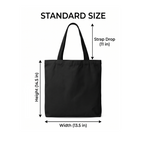 Canvas Tote Bag with Zipper | For College Girls | For Travel and Beach | Messy Bun and Getting Stuff Done