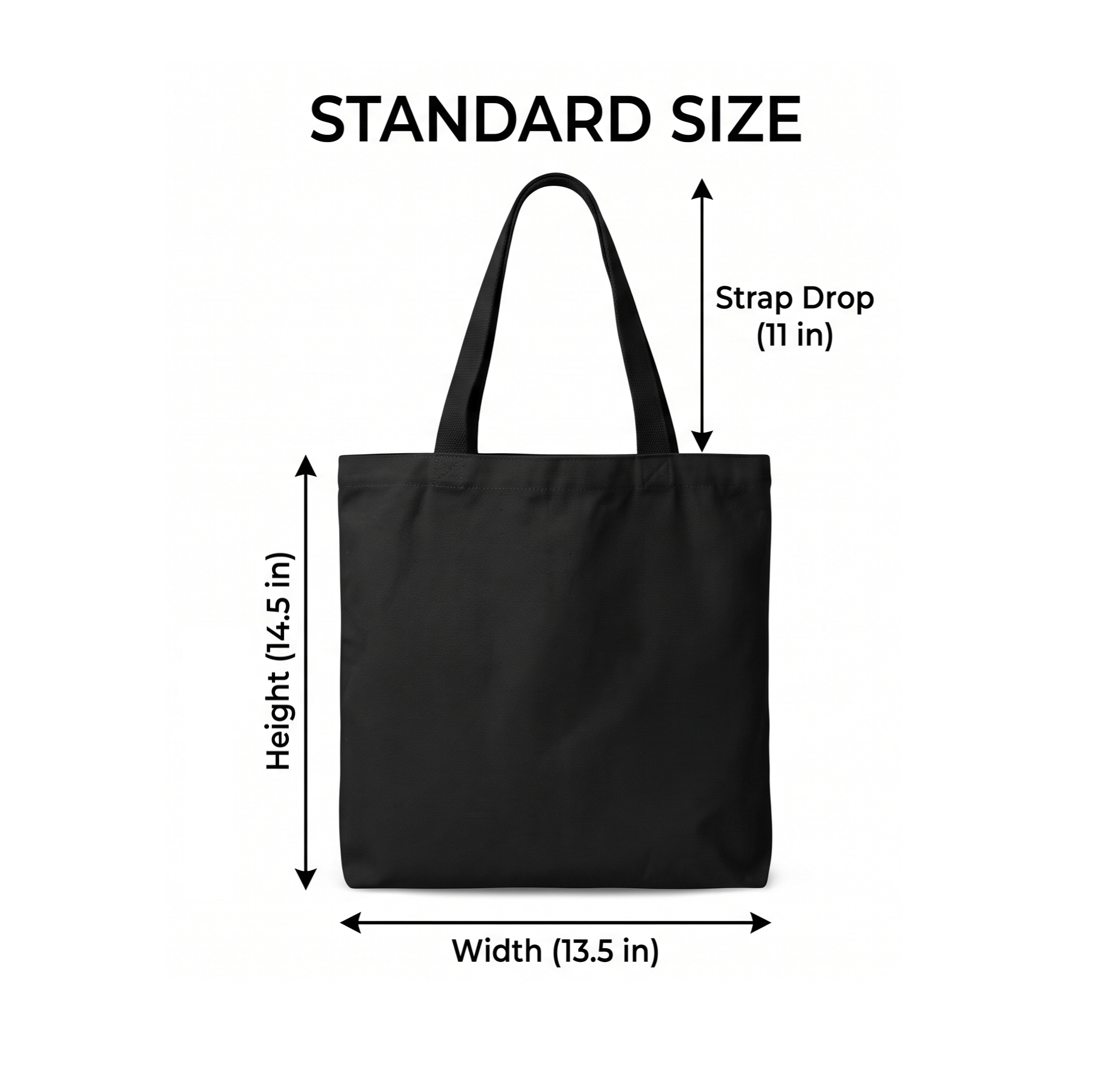 Canvas Tote Bag for College Girls | Gym Hair Don't Care