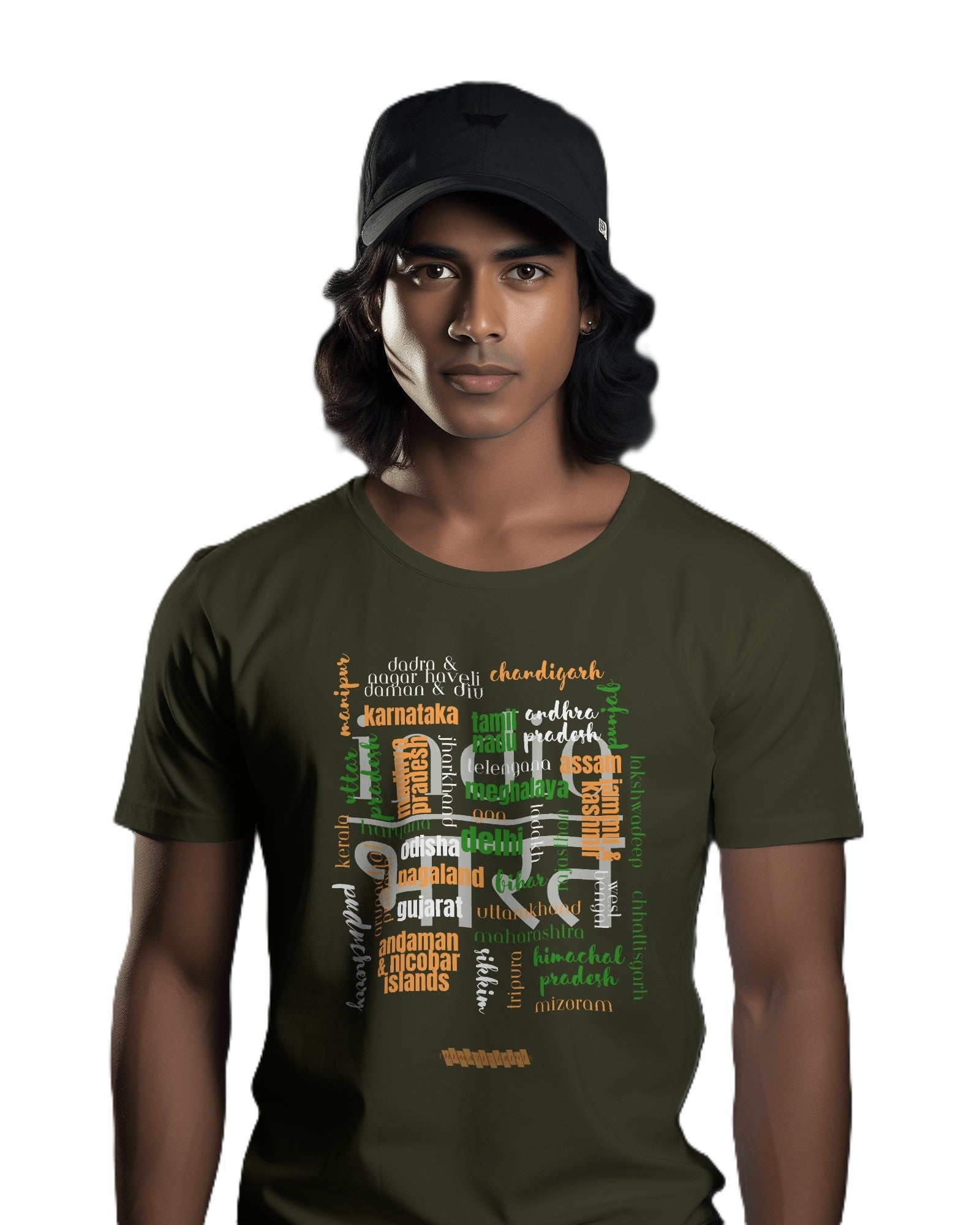 Celebrate India's Unity in Diversity Unisex T-Shirt | All Indian States Typography Design